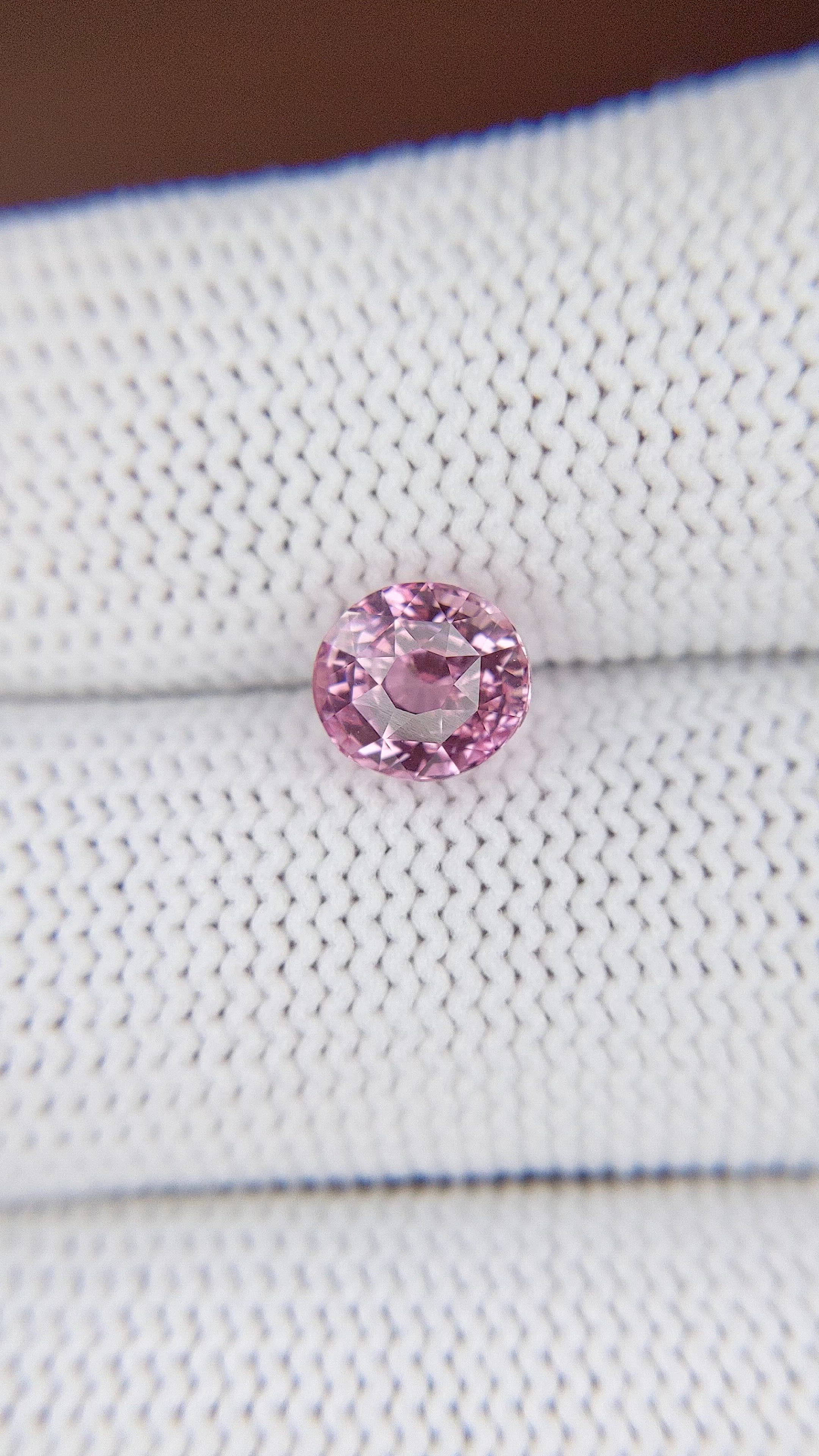2.14 Ct. Pink Sapphire from Madagascar Size Video