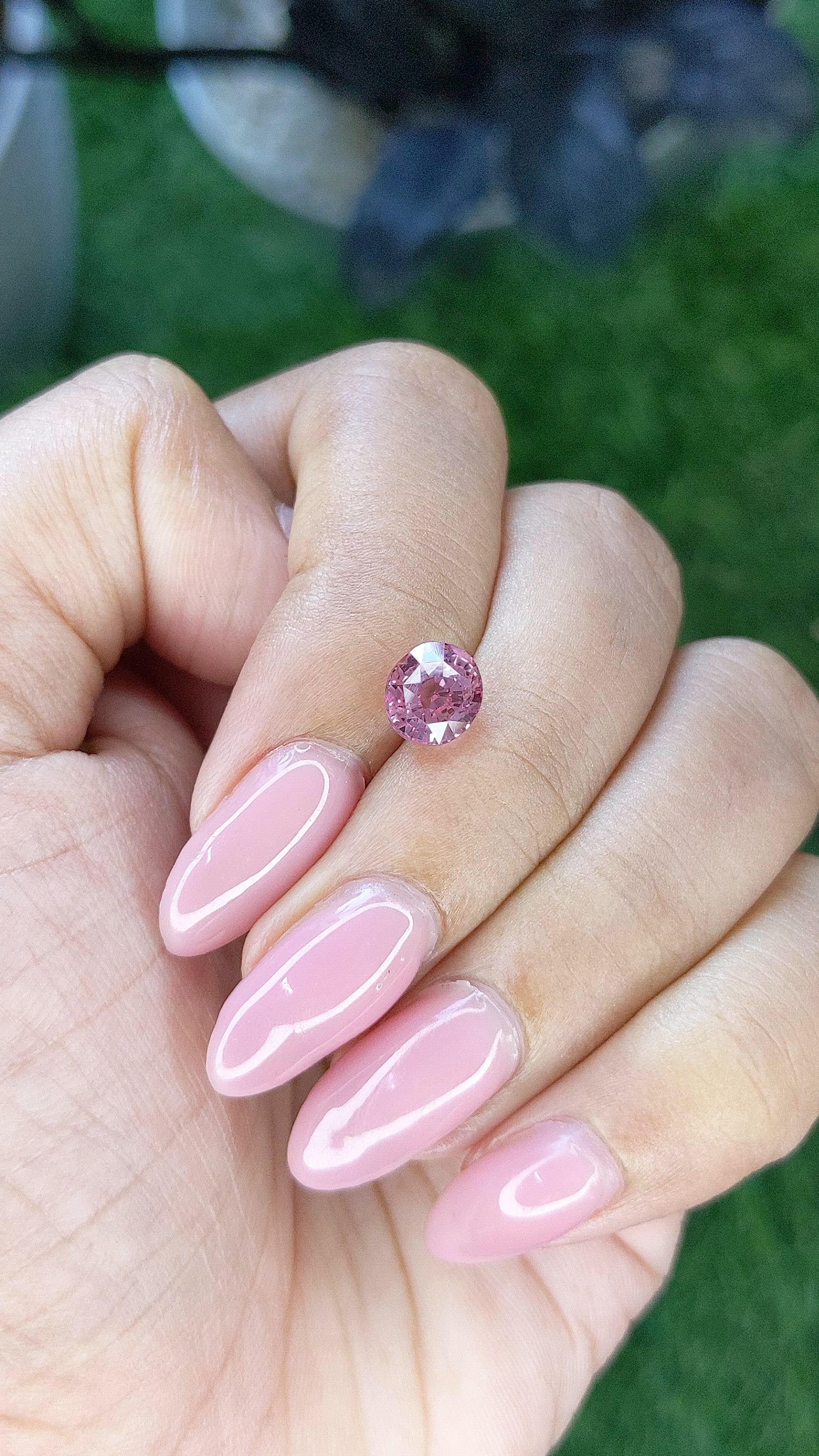 2.14 Ct. Pink Sapphire from Madagascar Size Video
