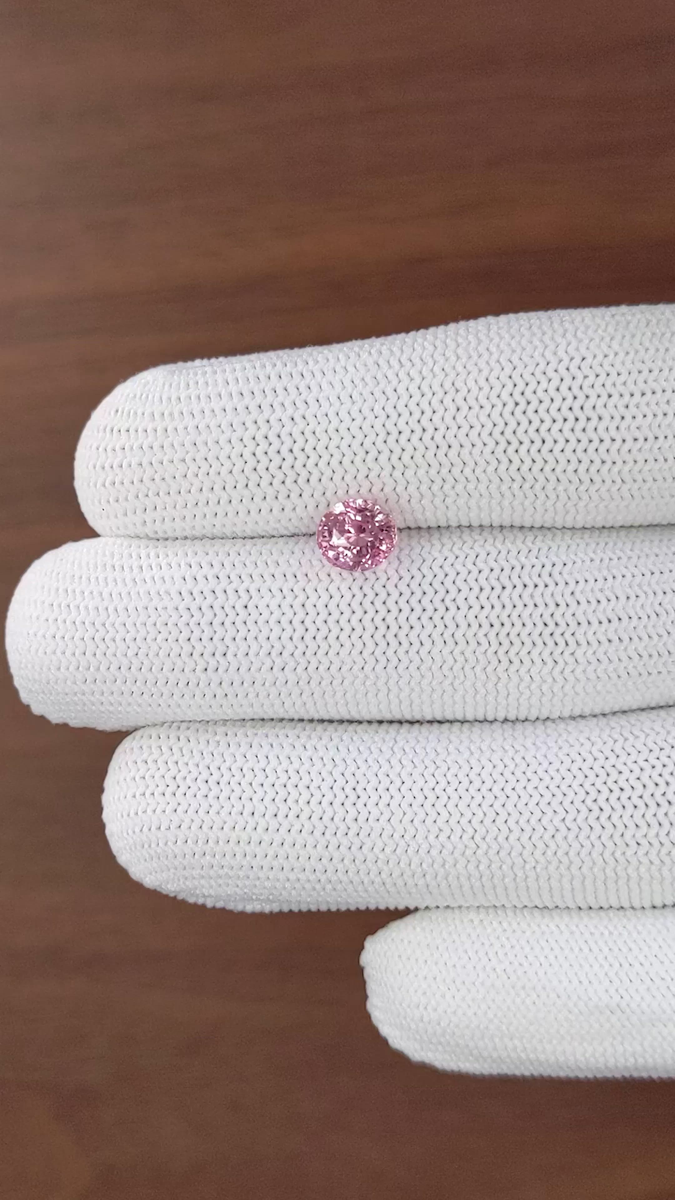 2.14 Ct. Pink Sapphire from Madagascar Size Video