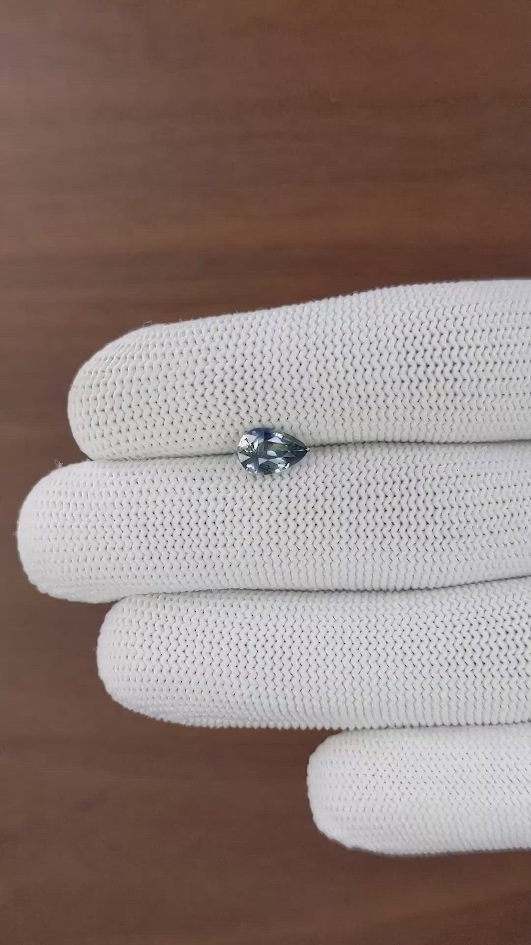 1.51 Ct. Bi Color / Parti Sapphire from Madagascar Size Video