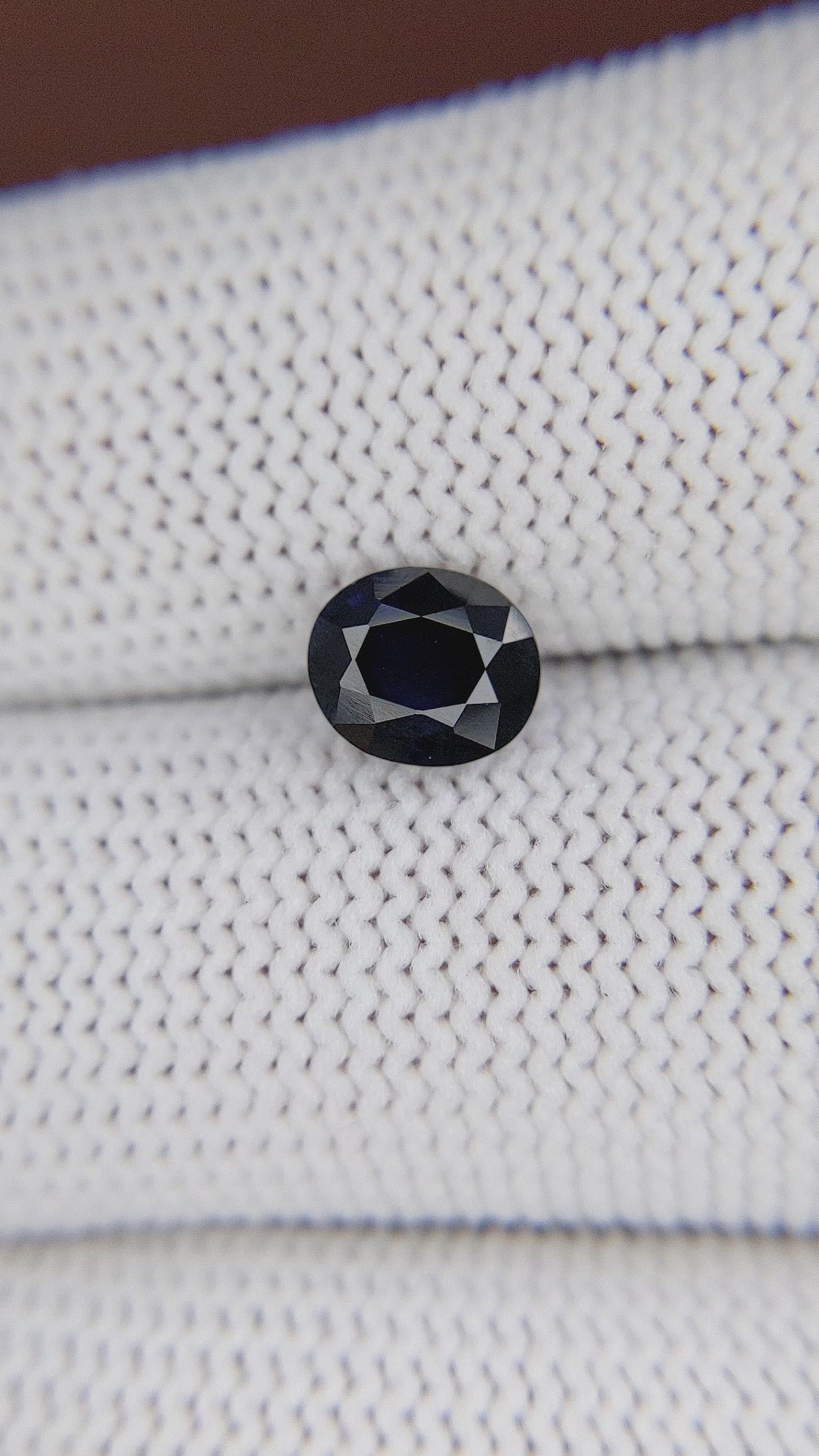 1.53 Ct. Blue Sapphire from Madagascar Size Video