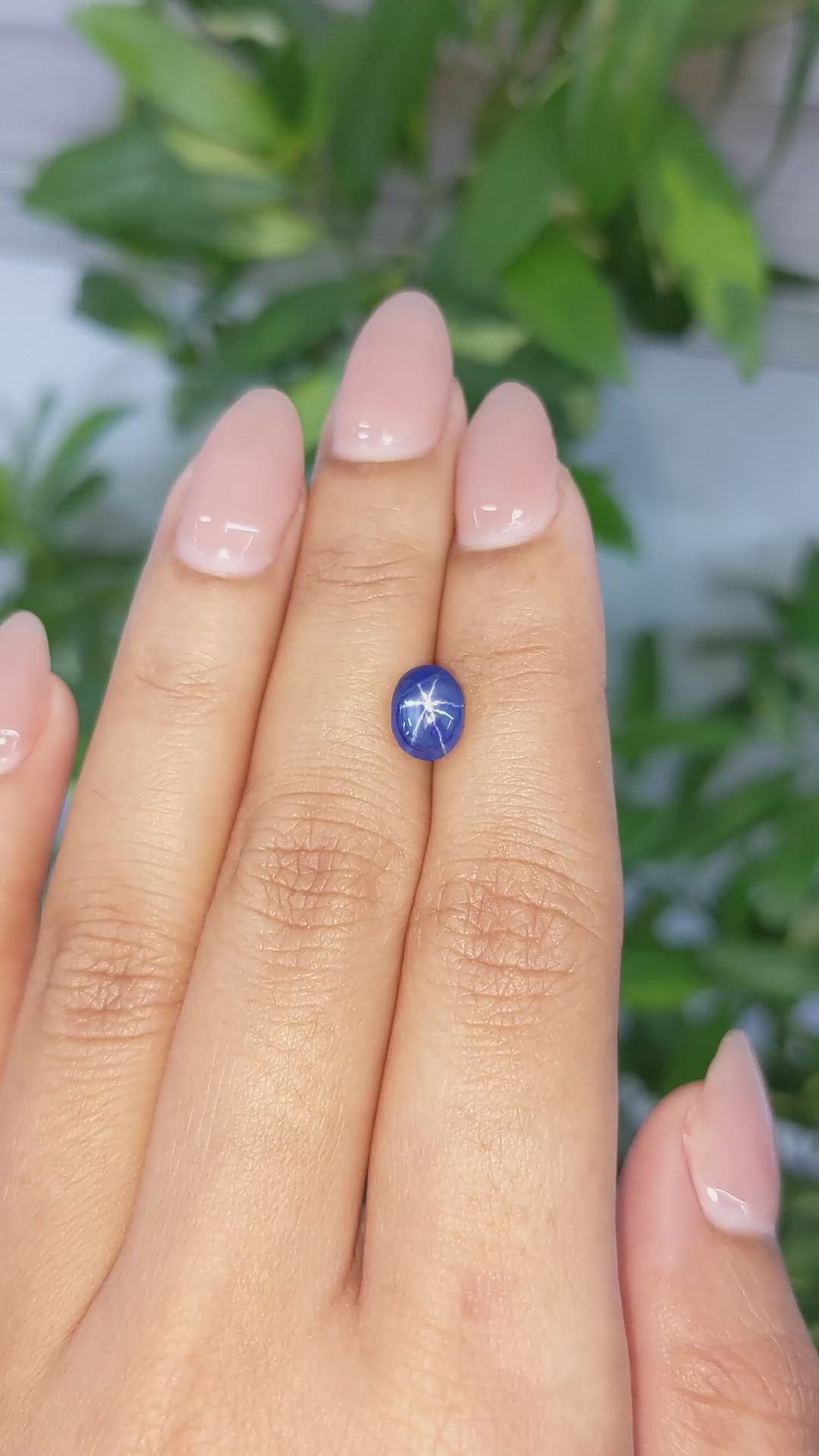 3.05 Ct. Blue Star Sapphire from Ceylon (Sri Lanka) Size Video