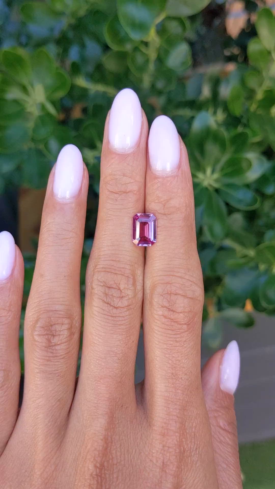 2.05 Ct. Pink Sapphire from Ceylon (Sri Lanka) Size Video