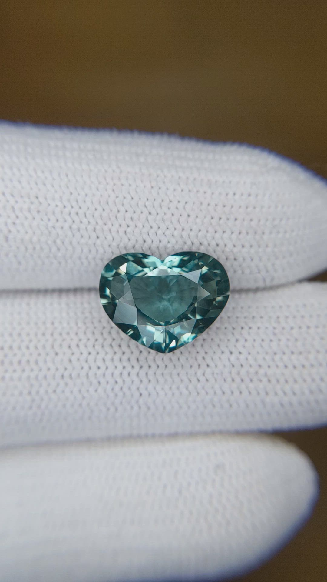 5.06 Ct. Bluish Green Sapphire from Madagascar Size Video