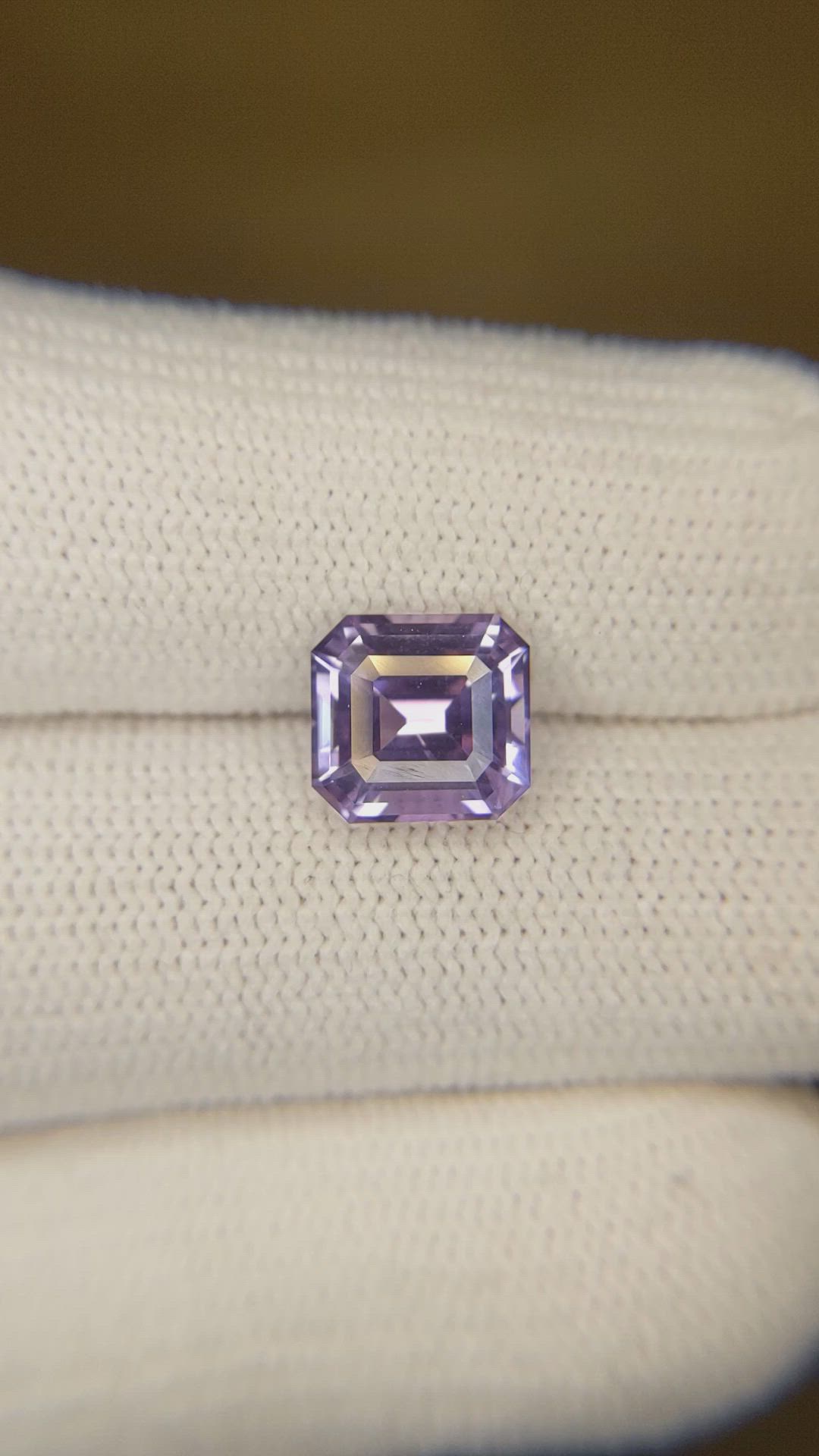 3.07 Ct. Purple Sapphire from Ceylon (Sri Lanka) Size Video