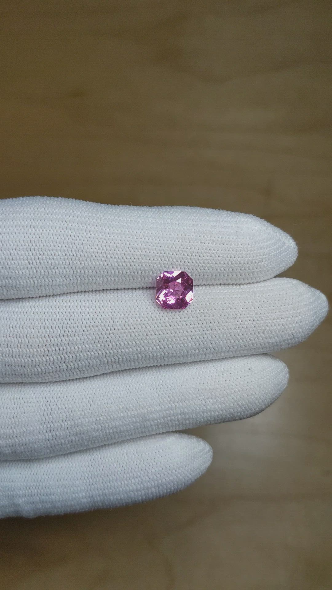 2.04 Ct. Purplish Pink Sapphire from Madagascar Size Video