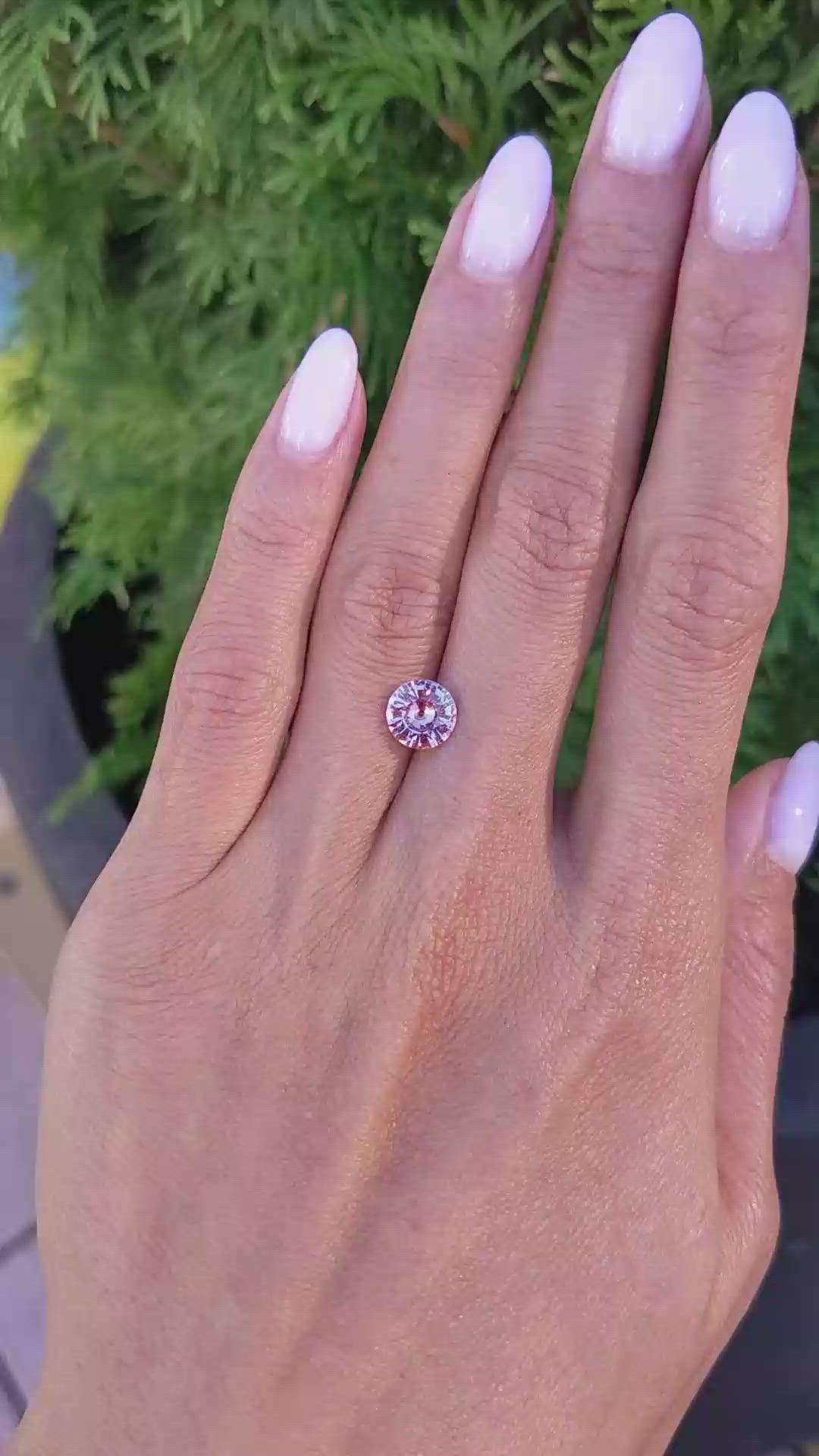 1.92 Ct. Padparadscha Sapphire from Madagascar Size Video