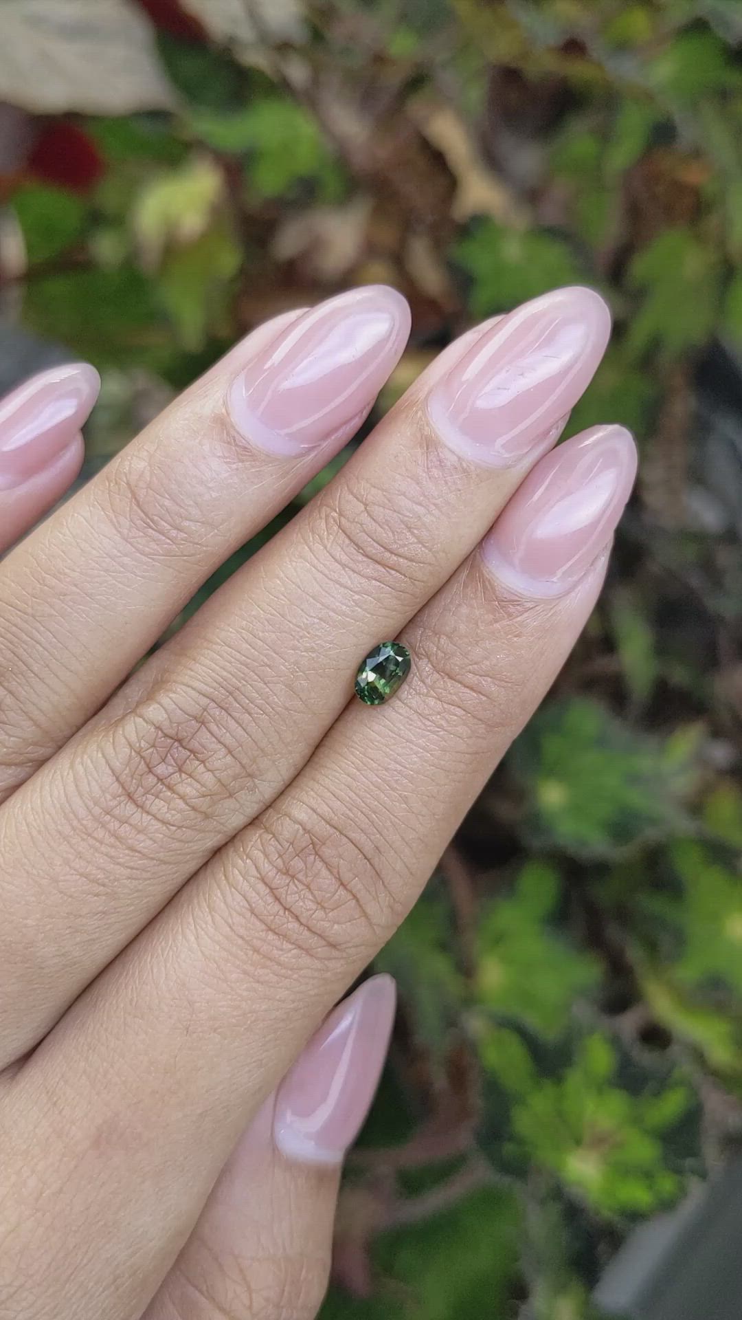 0.65 Ct. Bi Color / Parti Sapphire from Madagascar Size Video