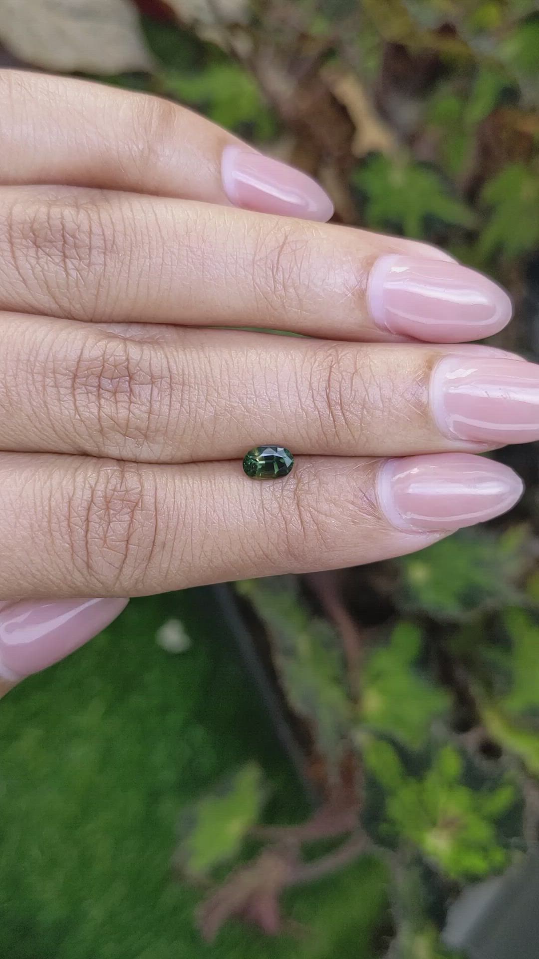 0.65 Ct. Bi Color / Parti Sapphire from Madagascar Size Video
