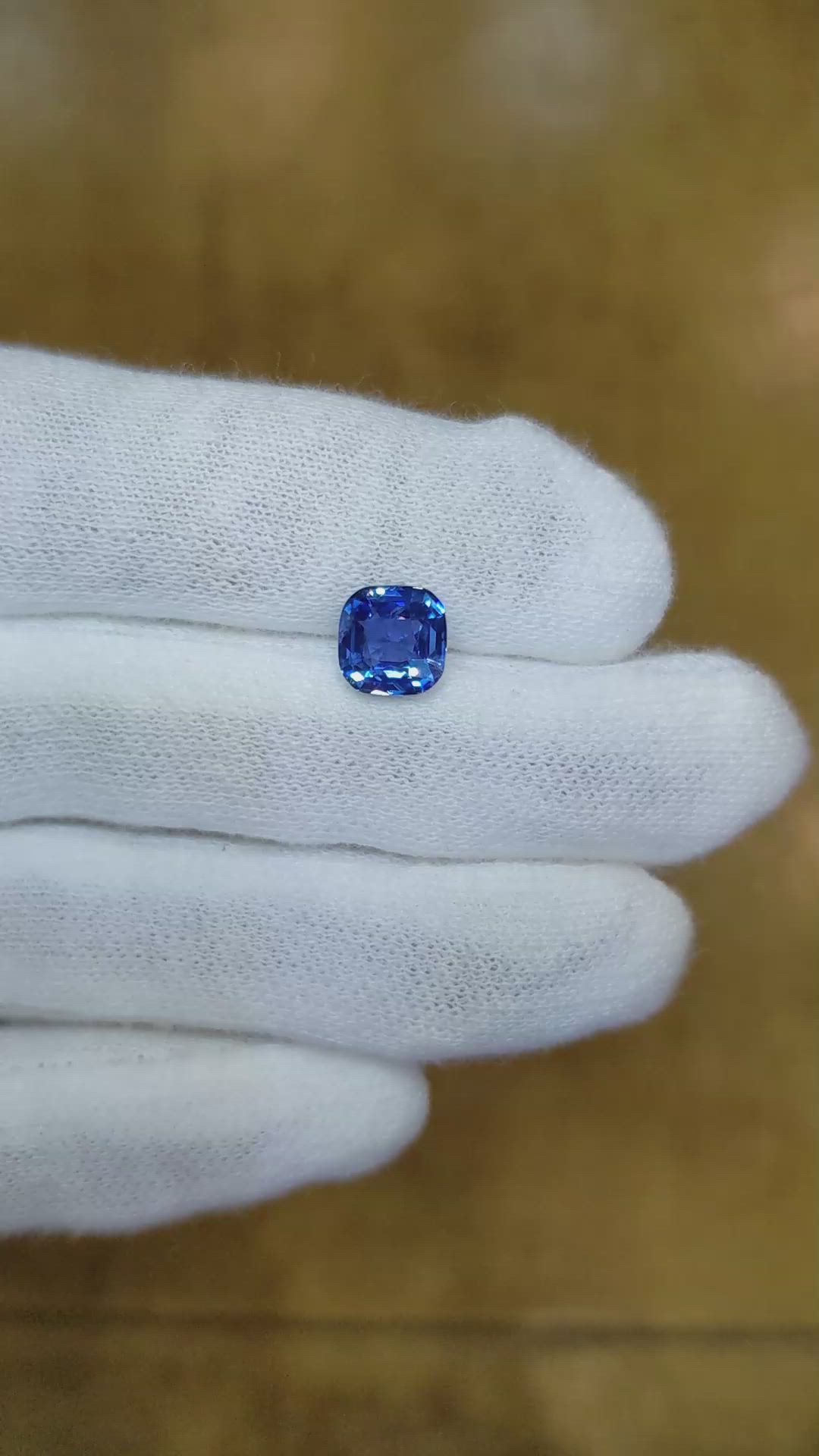 2.05 Ct. Blue Sapphire from Ceylon (Sri Lanka) Size Video