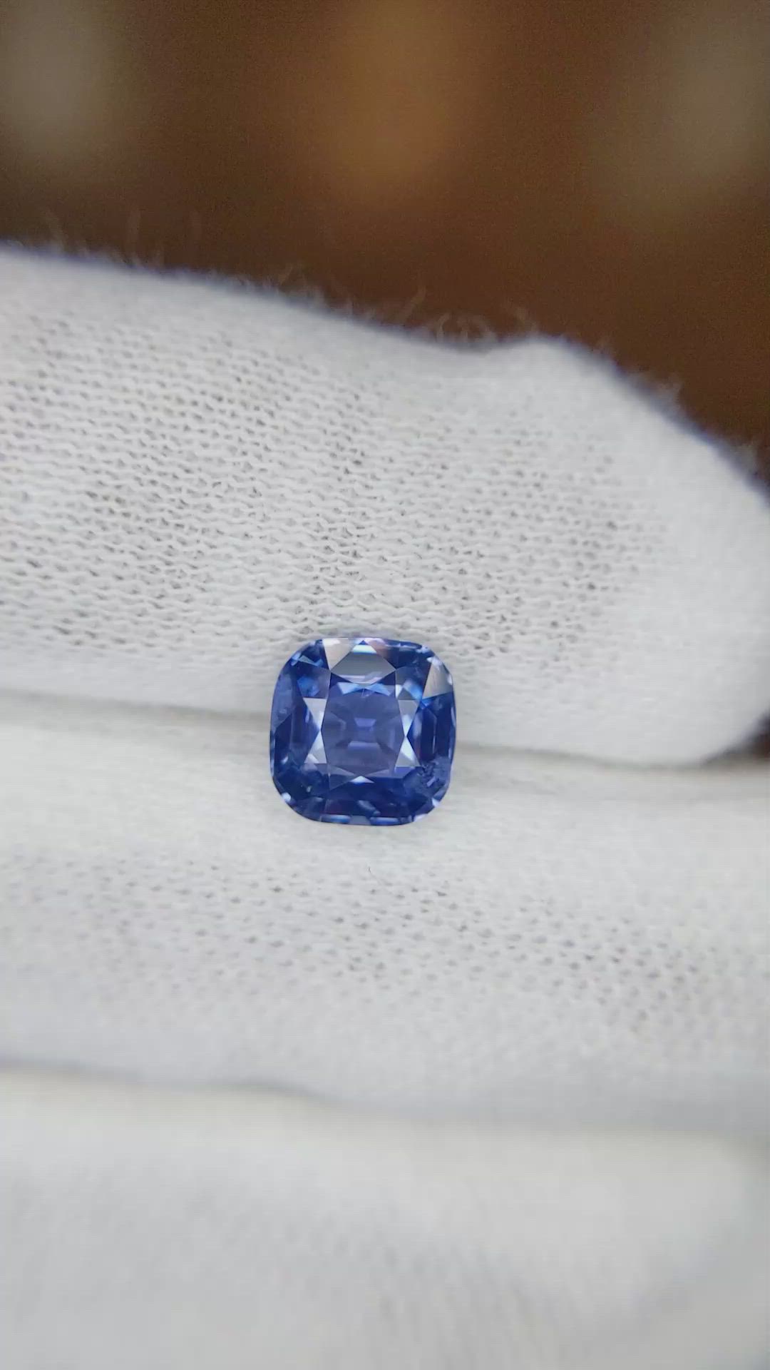 2.05 Ct. Blue Sapphire from Ceylon (Sri Lanka) Size Video