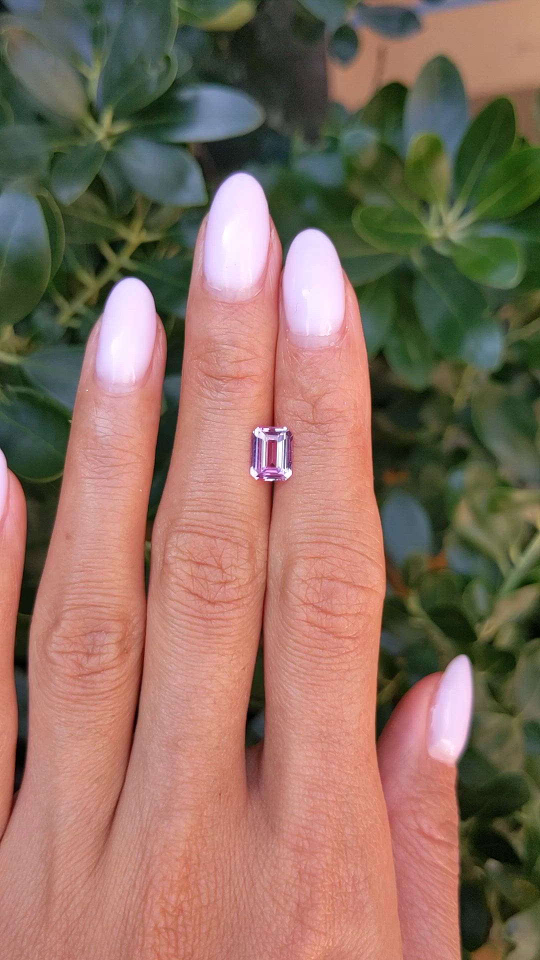 1.51 Ct. Pink Sapphire from Ceylon (Sri Lanka) Size Video