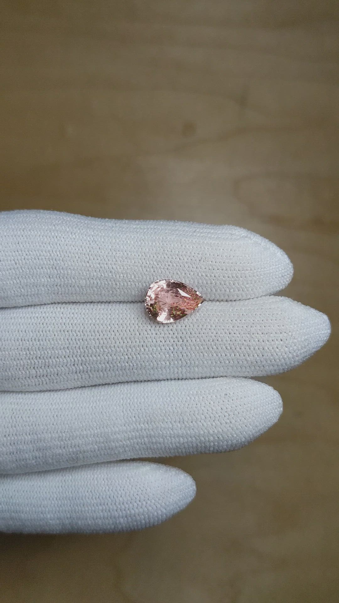 2.99 Ct. Padparadscha Sapphire from Madagascar Size Video