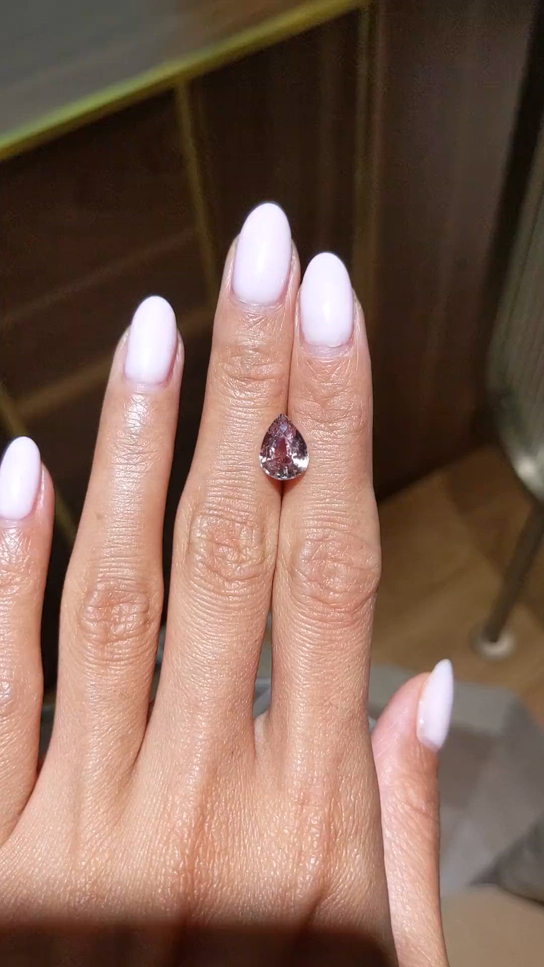 2.99 Ct. Padparadscha Sapphire from Madagascar Size Video
