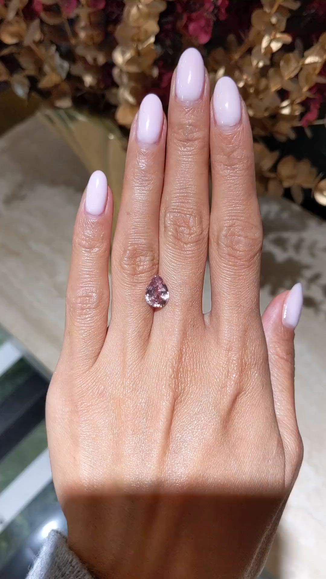 2.99 Ct. Padparadscha Sapphire from Madagascar Size Video