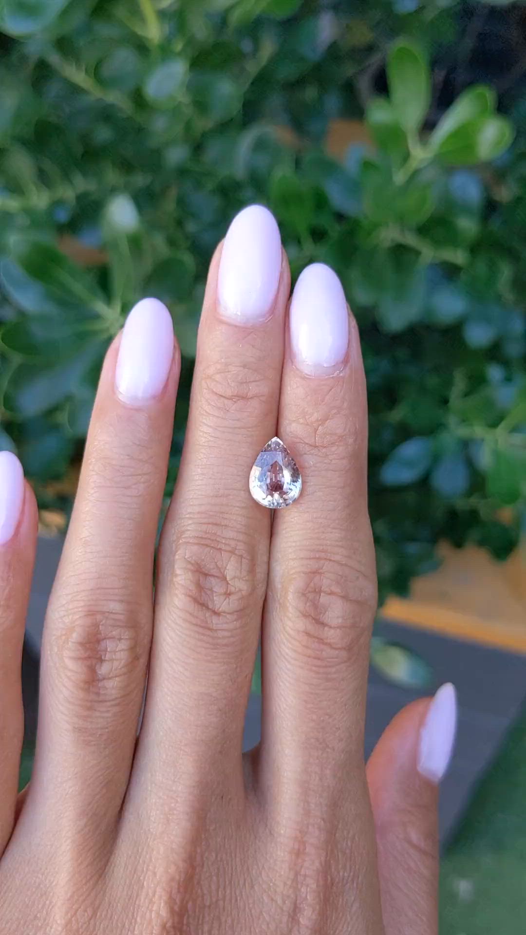 2.99 Ct. Padparadscha Sapphire from Madagascar Size Video