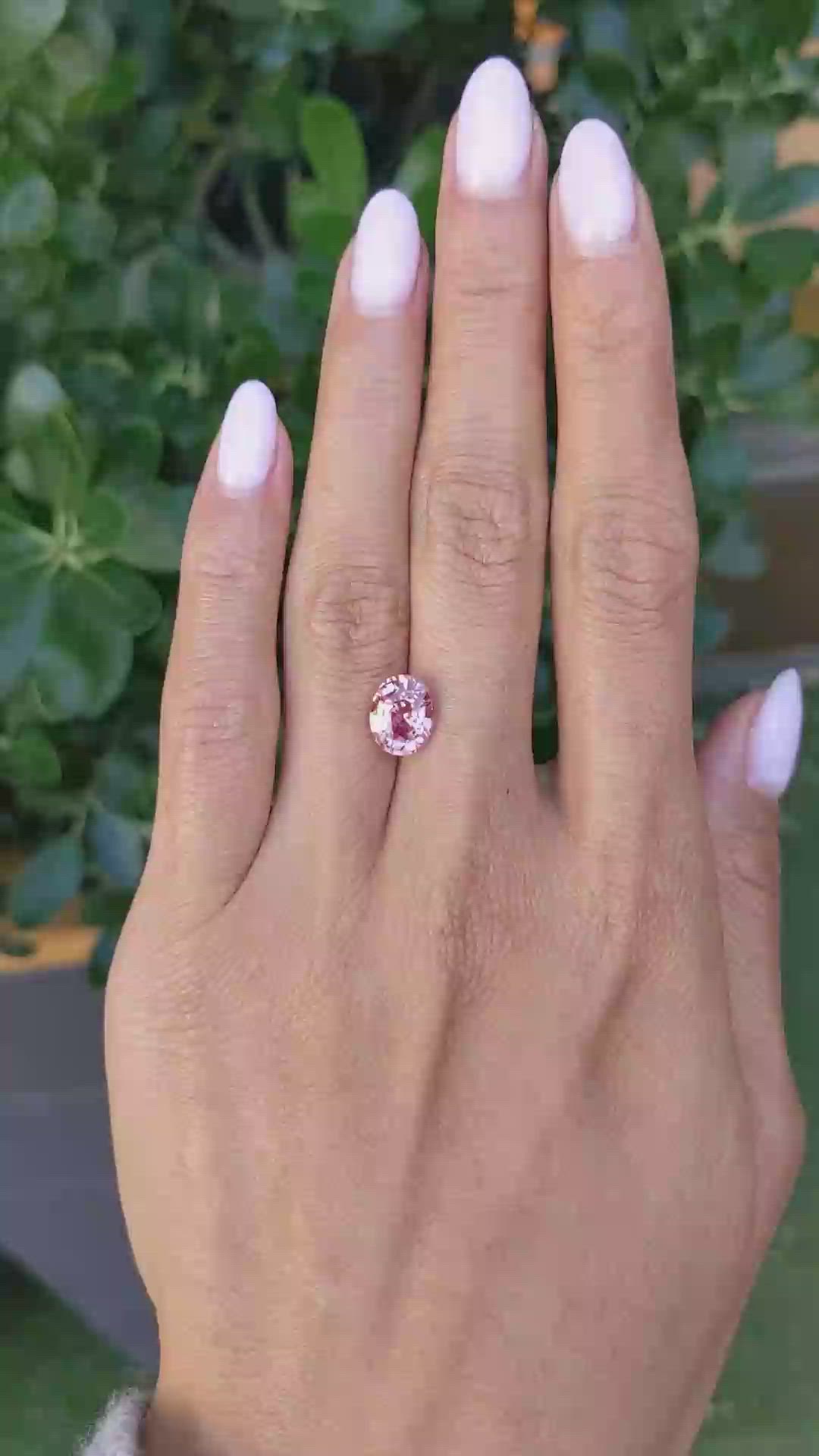 3.14 Ct. Padparadscha Sapphire from Madagascar Size Video
