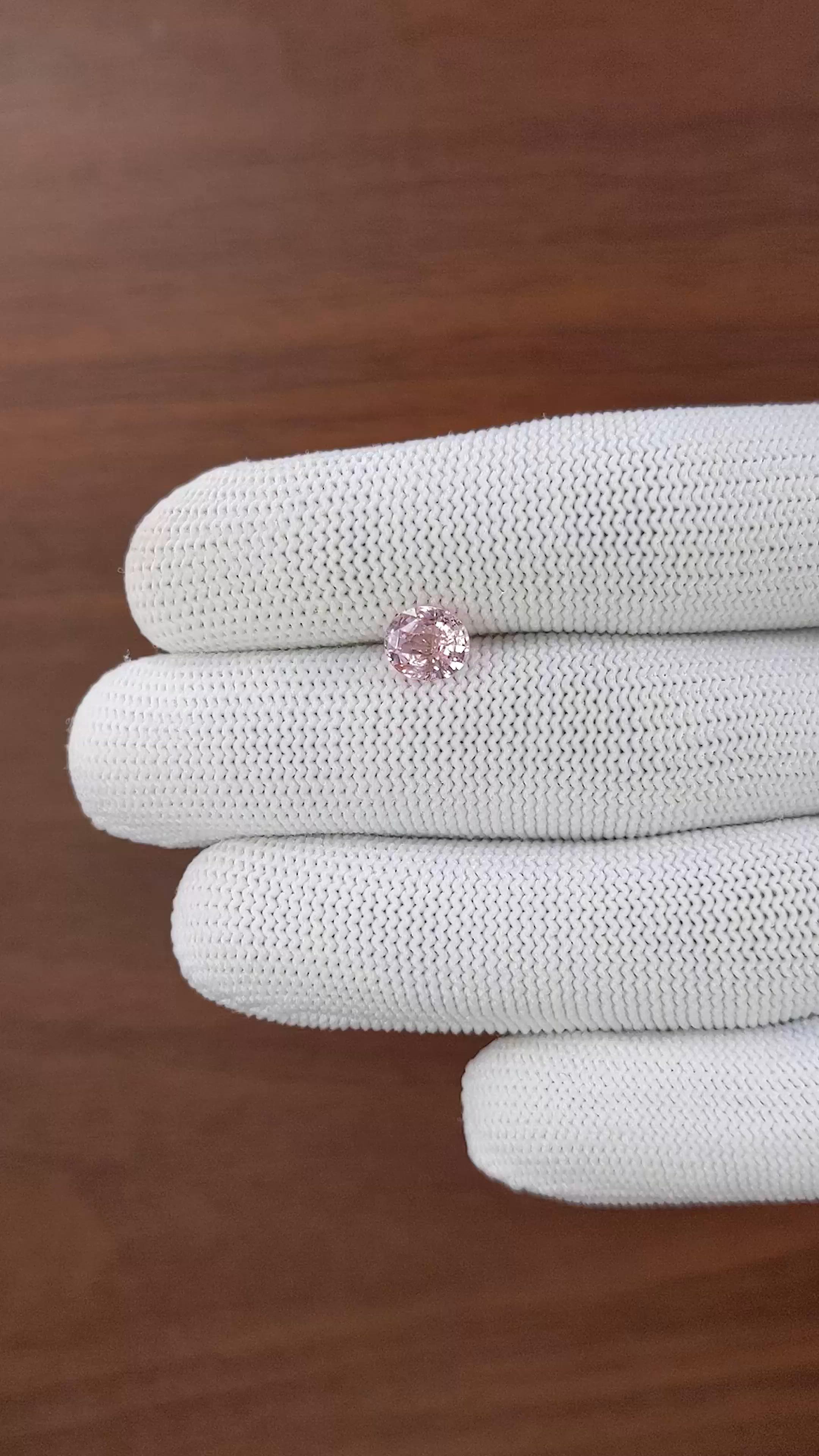 1.70 Ct. Pink Sapphire from Madagascar Size Video