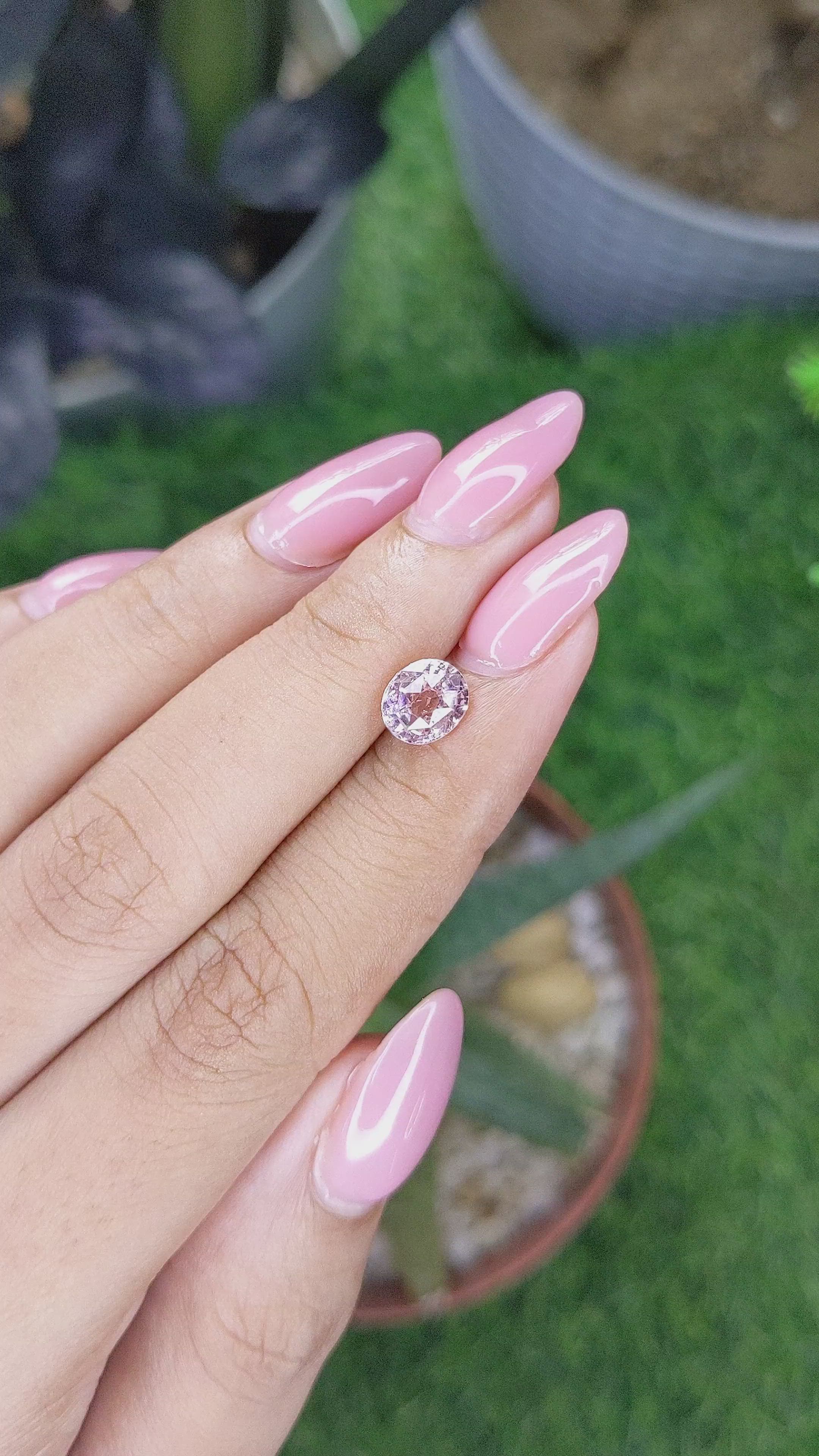 1.70 Ct. Pink Sapphire from Madagascar Size Video