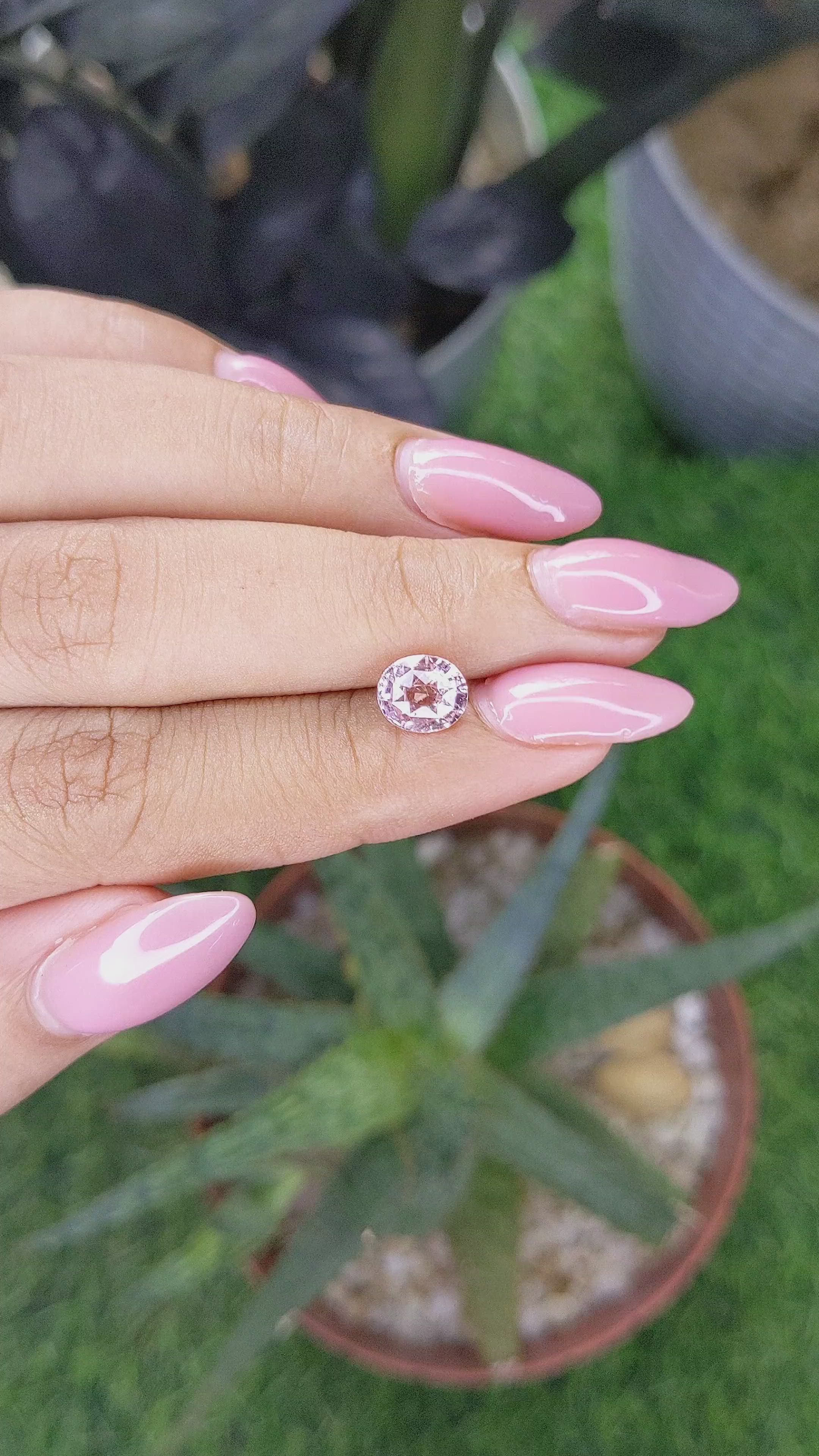 1.70 Ct. Pink Sapphire from Madagascar Size Video