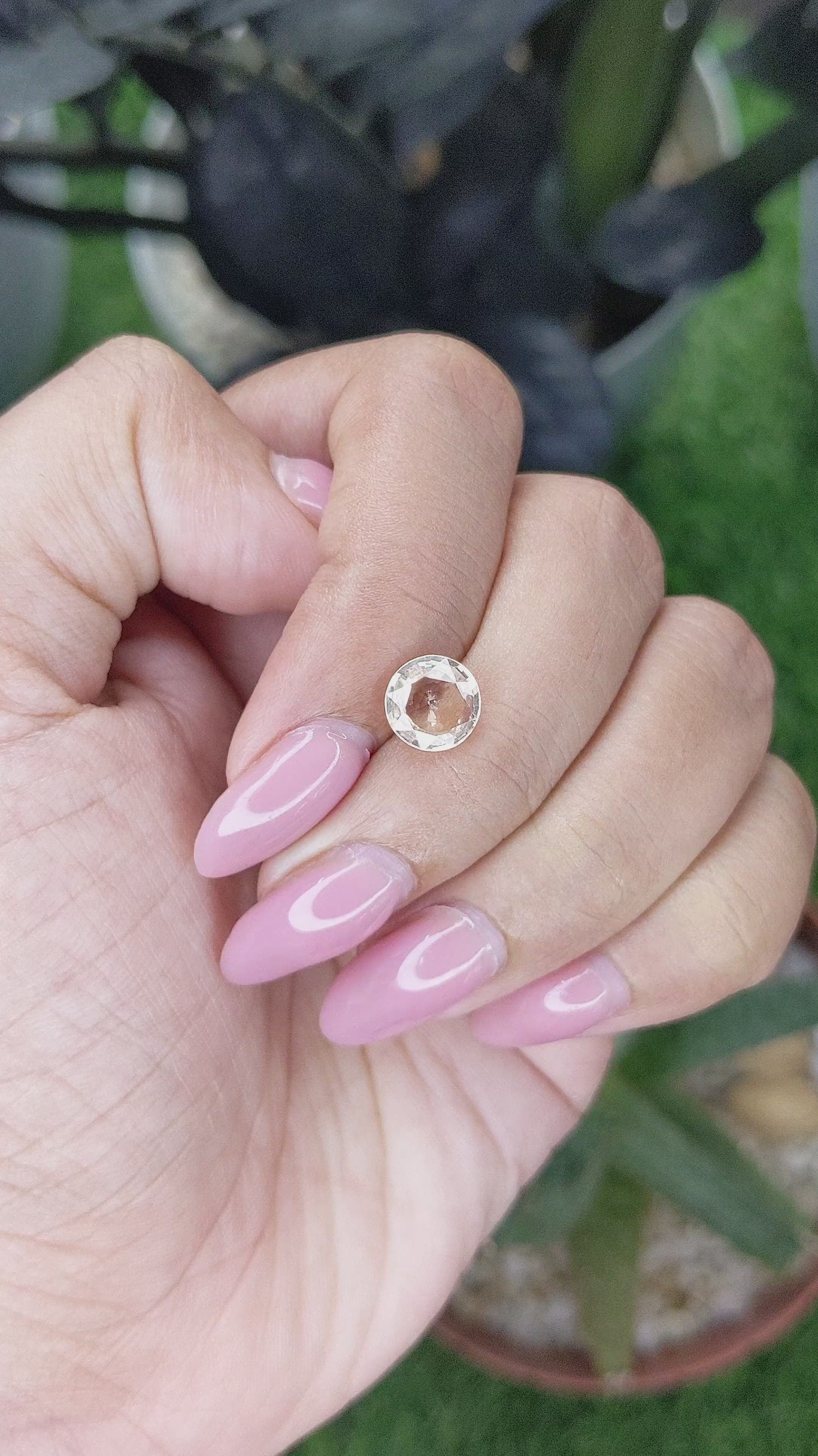 2.04 Ct. Yellow Sapphire from Madagascar Size Video