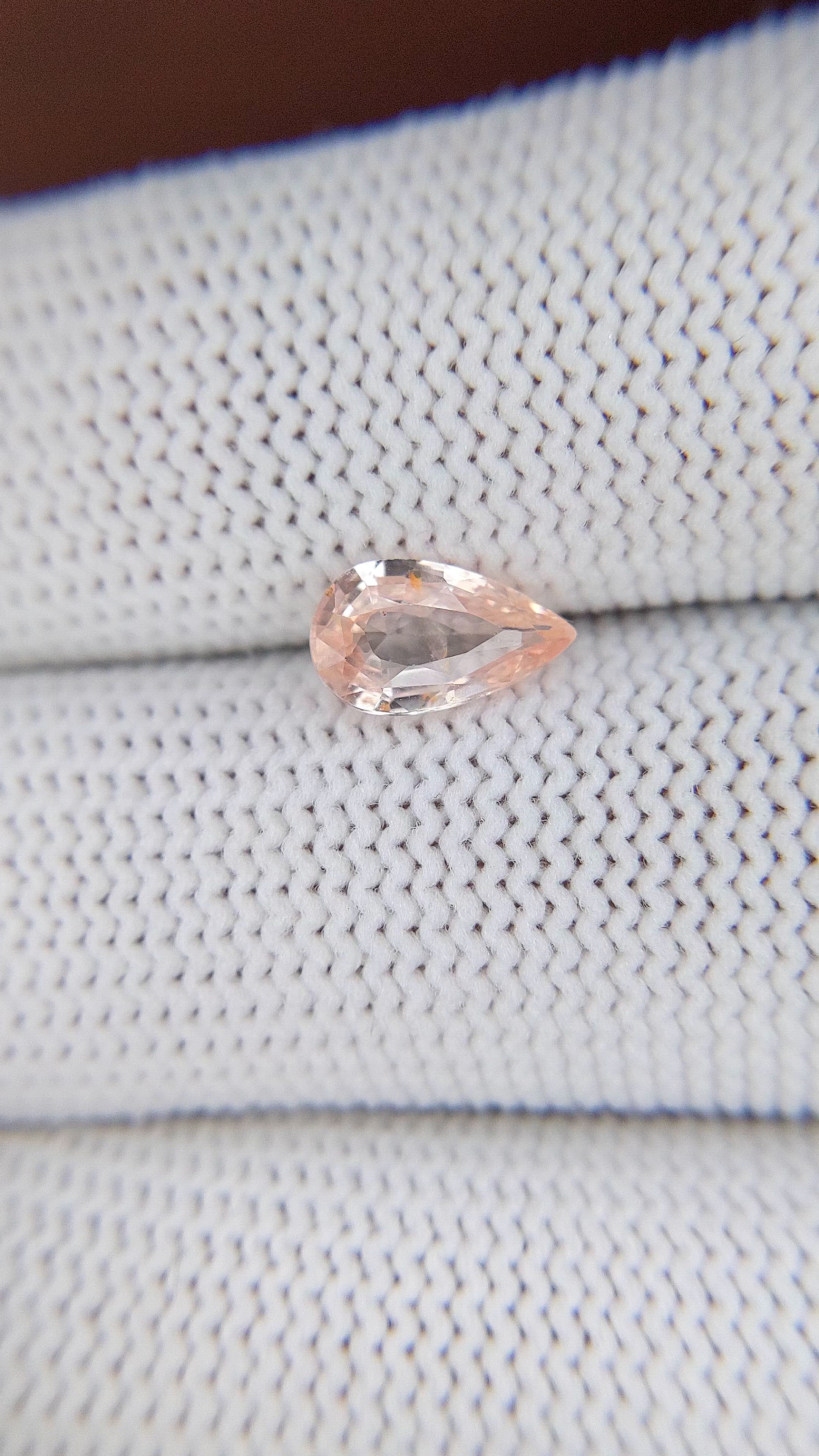 1.29 Ct. Pink Sapphire from Madagascar Size Video