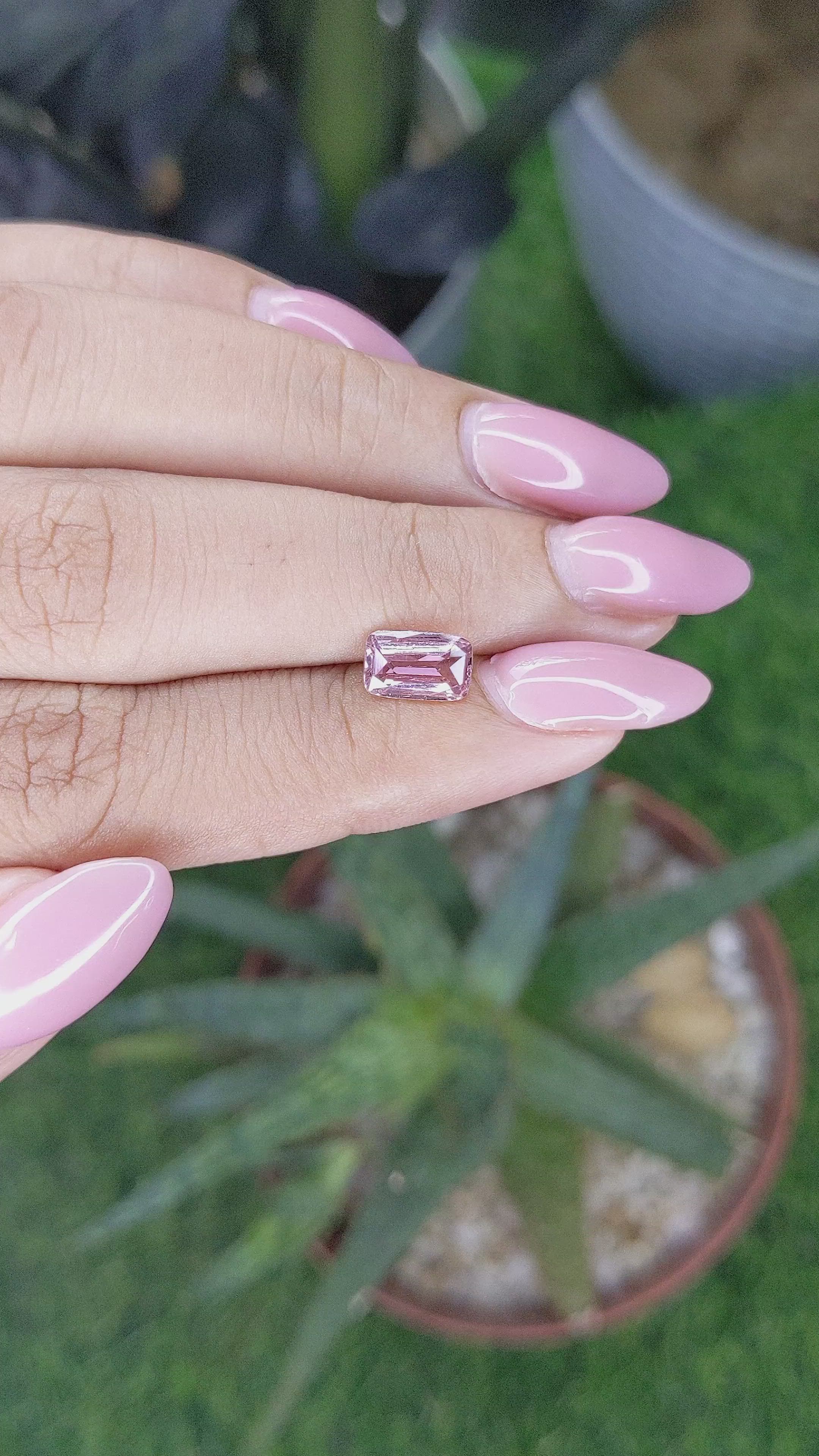 1.51 Ct. Pink Sapphire from Madagascar Size Video