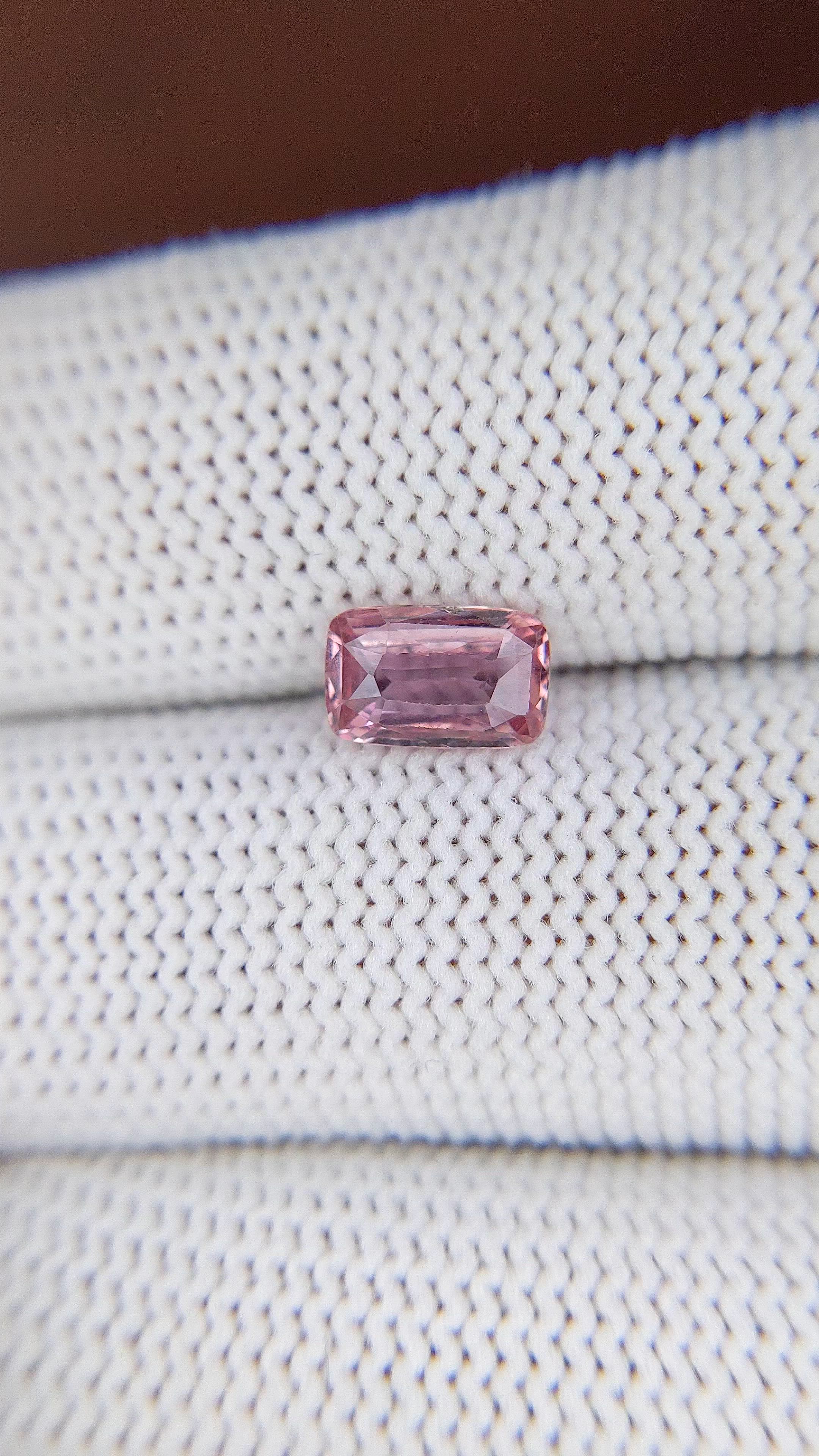 1.51 Ct. Pink Sapphire from Madagascar Size Video