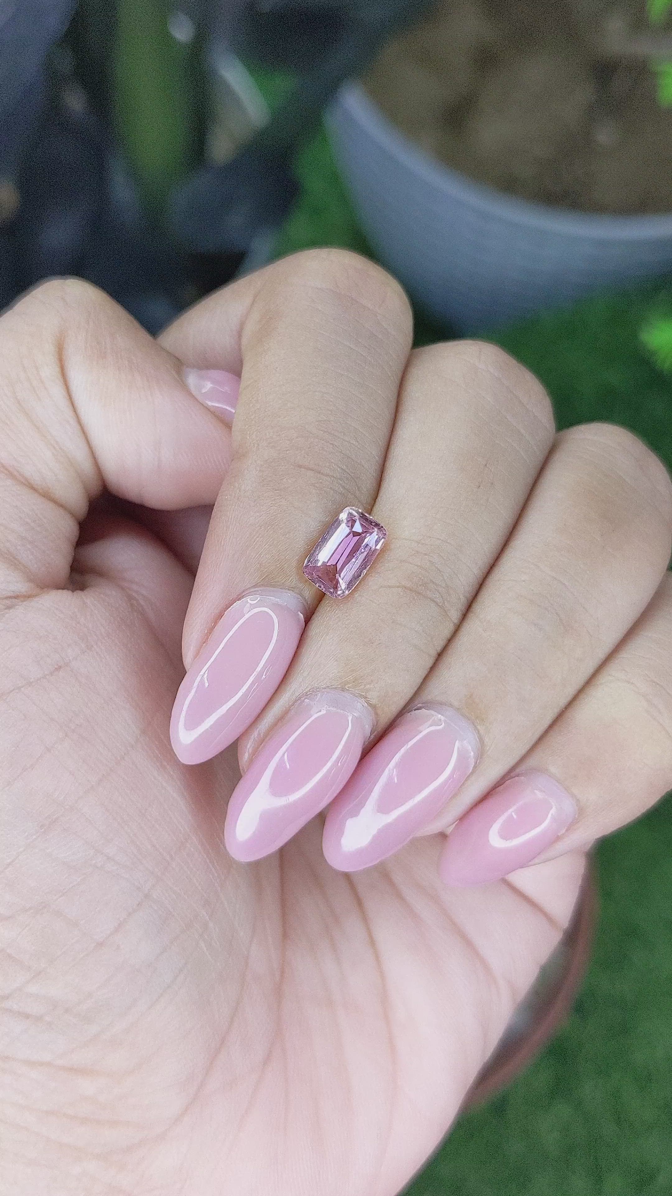 1.51 Ct. Pink Sapphire from Madagascar Size Video