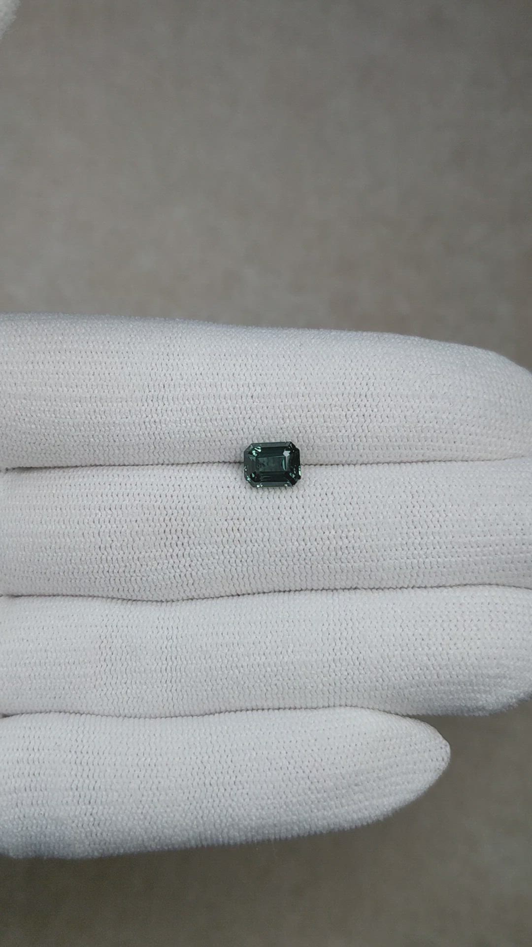 2.00 Ct. Greenish Blue Sapphire from Madagascar Size Video