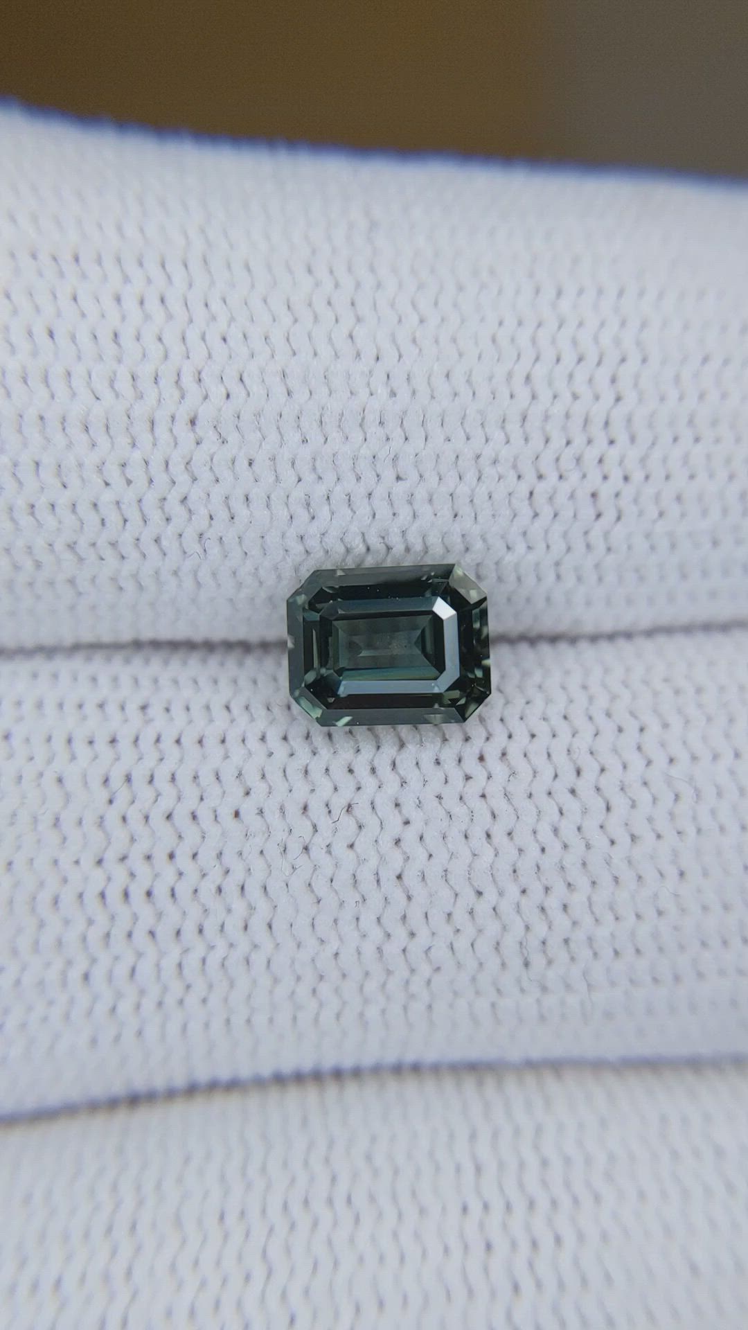 2.00 Ct. Greenish Blue Sapphire from Madagascar Size Video