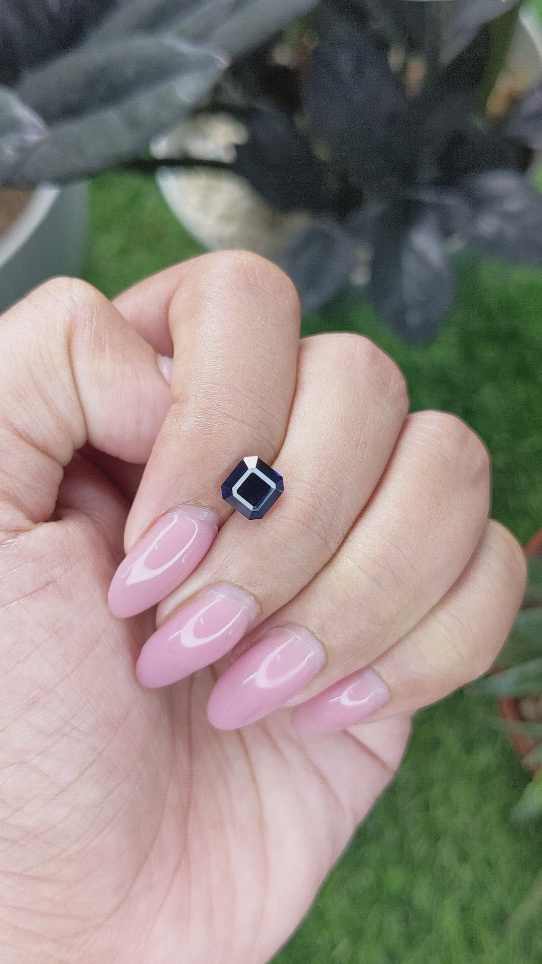 1.69 Ct. Blue Sapphire from Tanzania Size Video