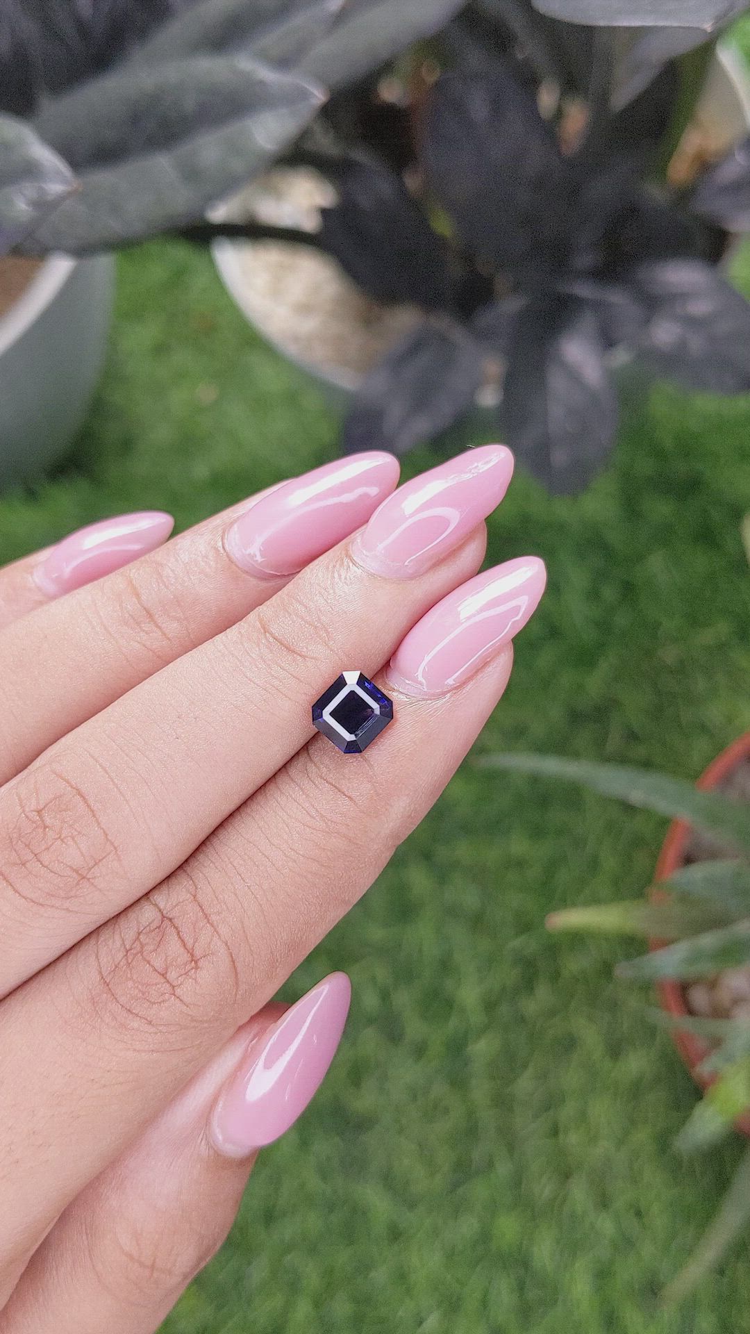 1.69 Ct. Blue Sapphire from Tanzania Size Video
