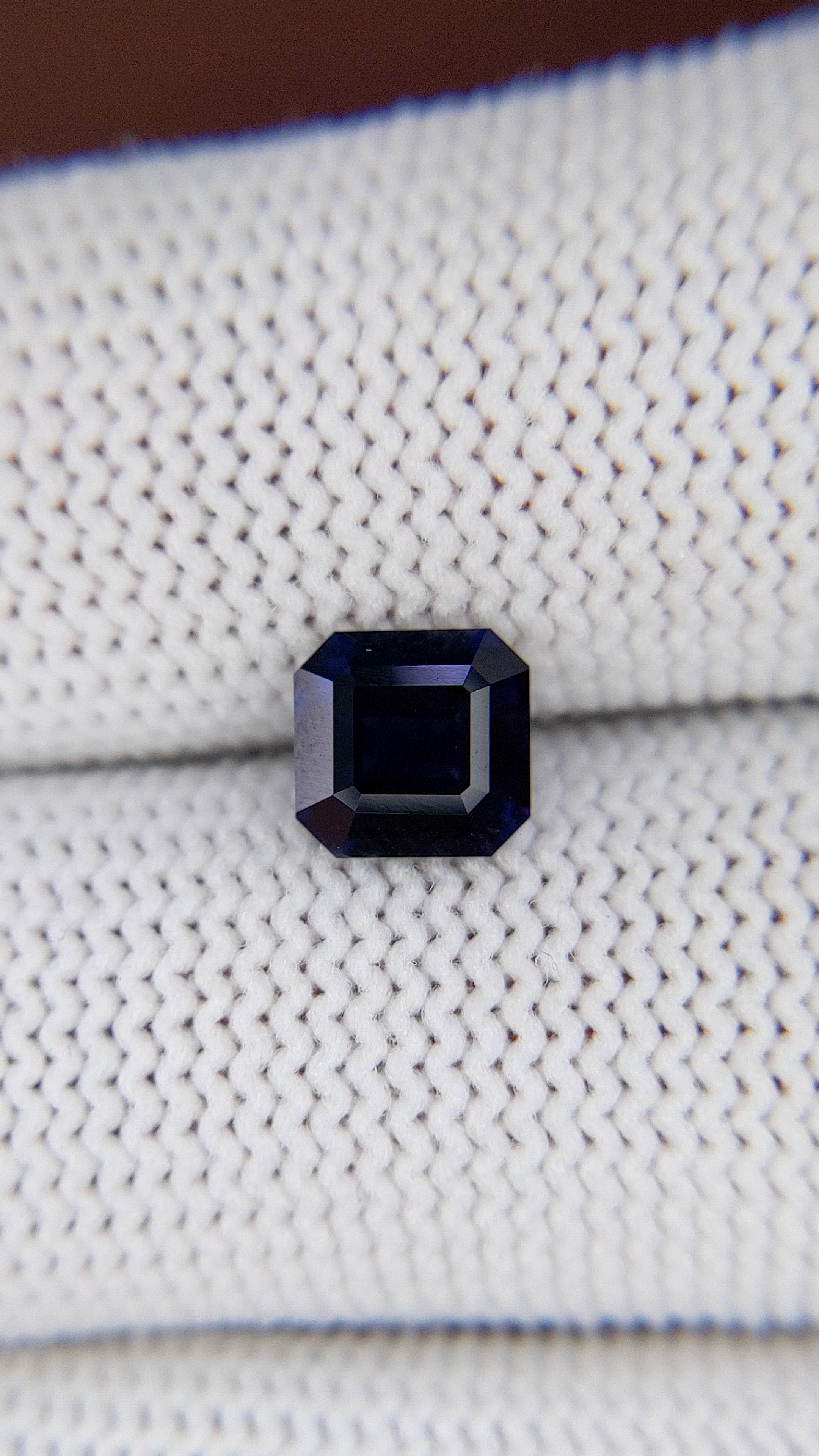 1.69 Ct. Blue Sapphire from Tanzania Size Video