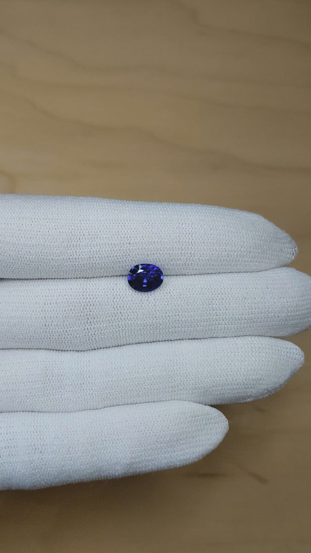 1.90 Ct. Blue Sapphire from Ceylon (Sri Lanka) Size Video