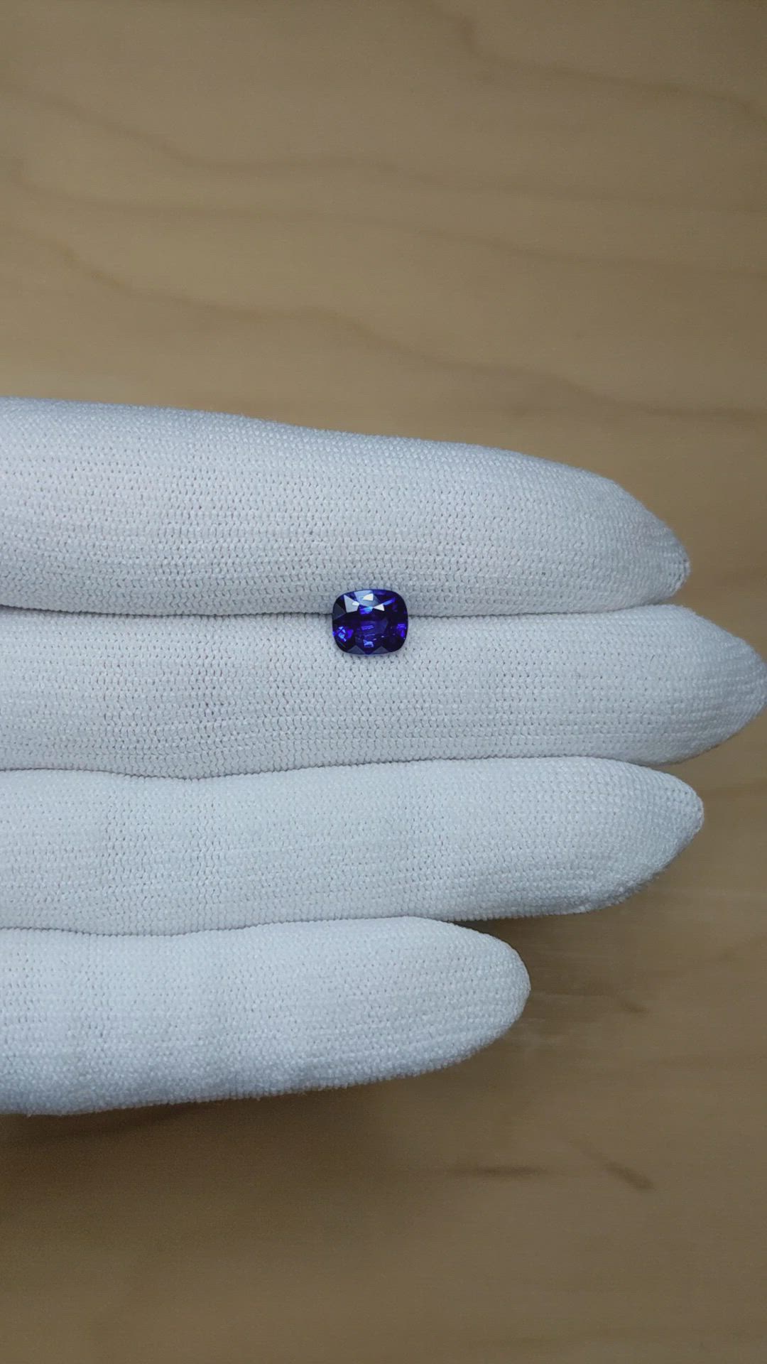 1.94 Ct. Blue Sapphire from Ceylon (Sri Lanka) Size Video
