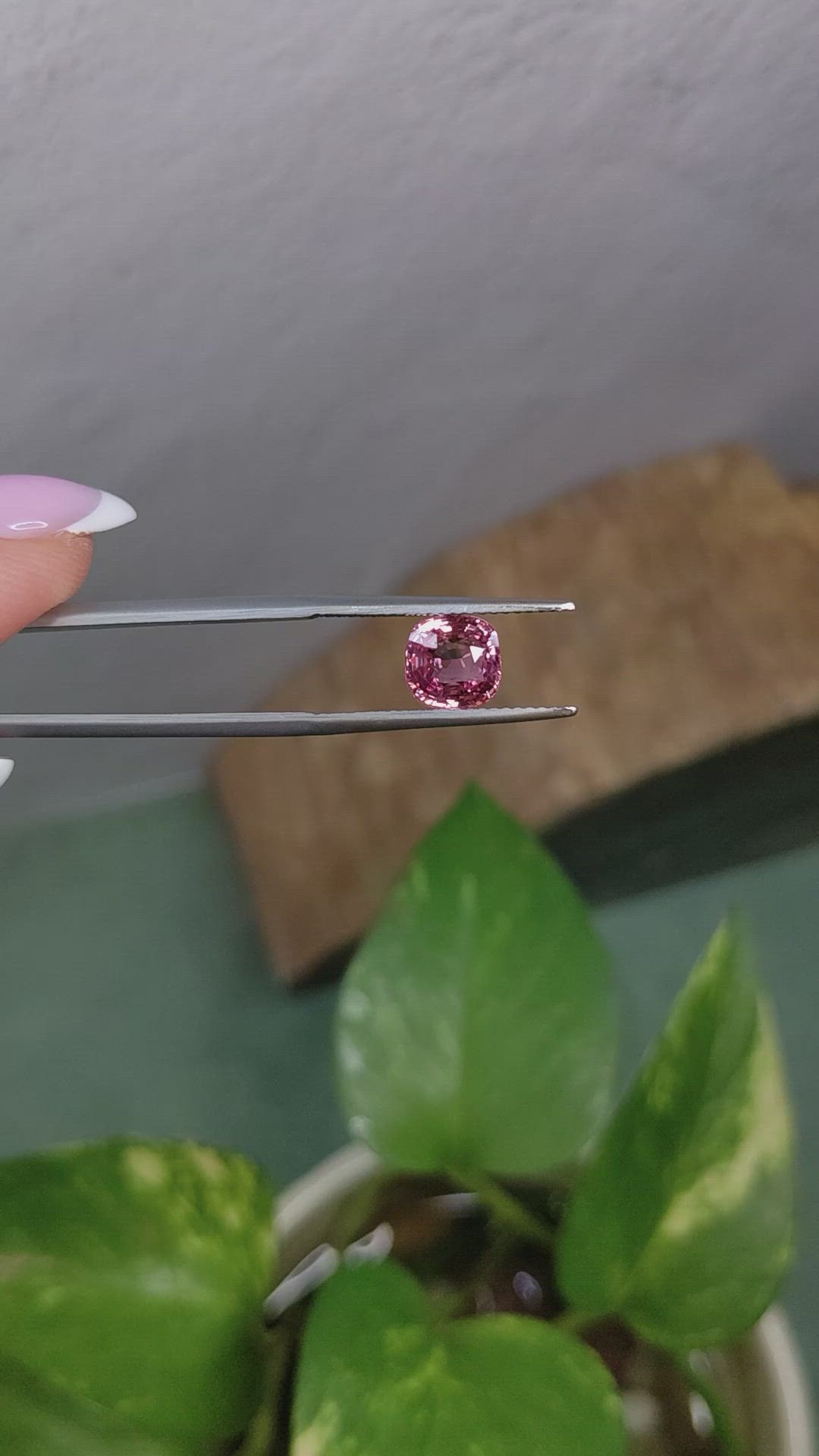 2.54 Ct. Padparadscha Sapphire from Madagascar Size Video