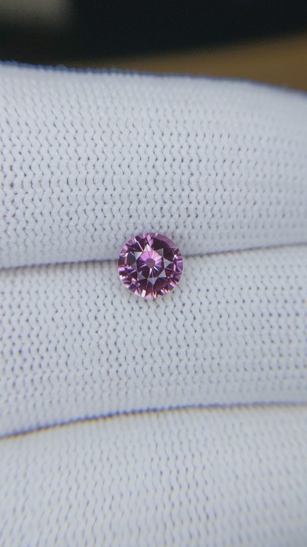 1.08 Ct. Pinkish Purple Sapphire from Madagascar Size Video