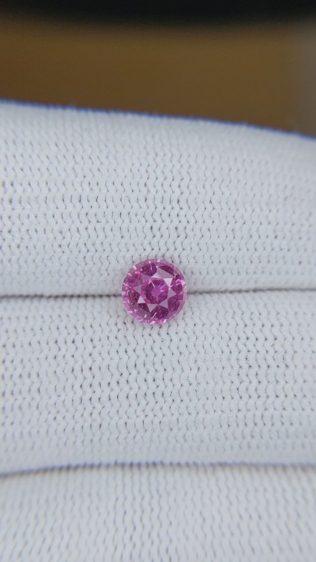 1.08 Ct. Pink Sapphire from Madagascar Size Video