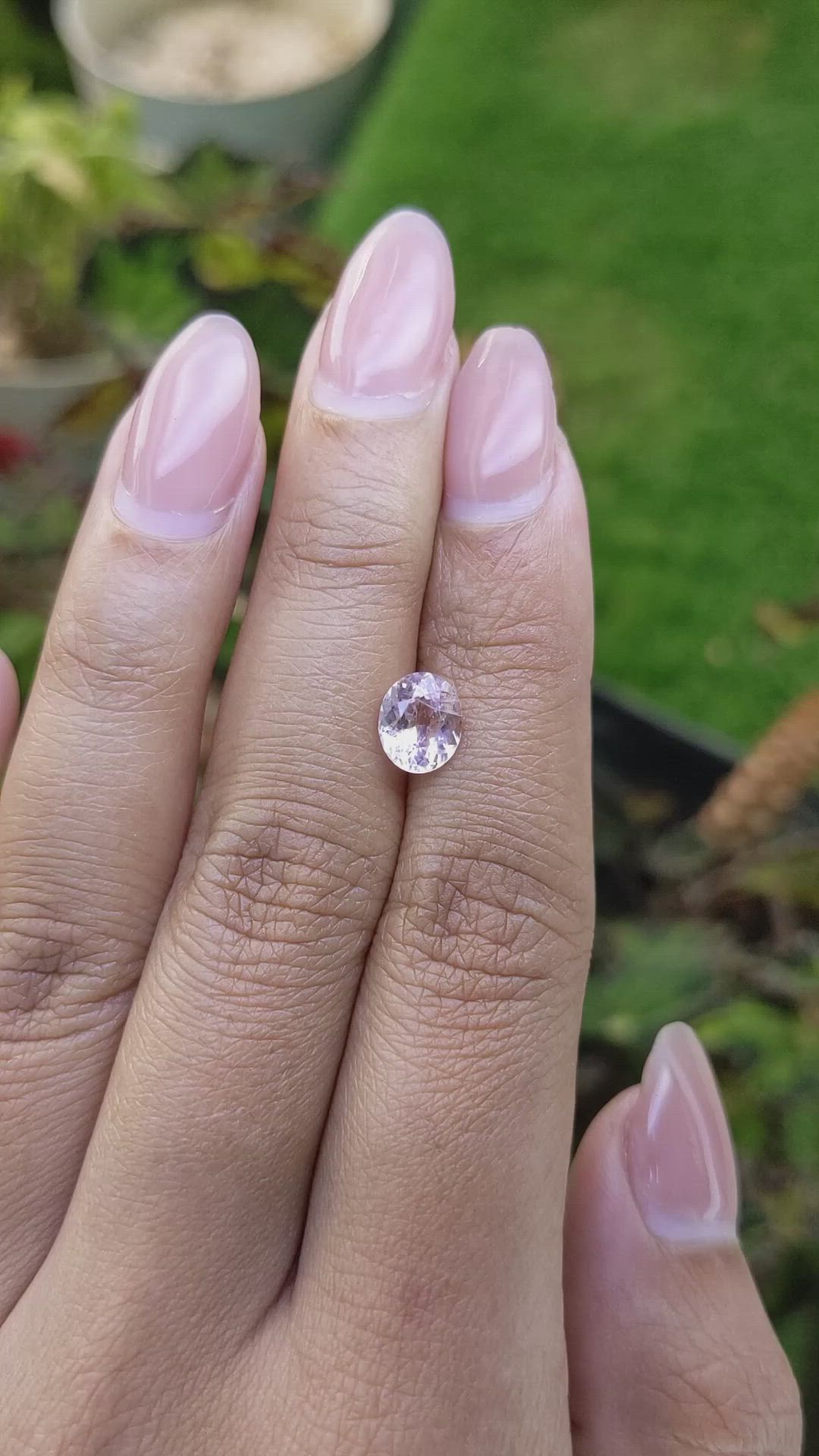1.45 Ct. Pink Sapphire from Ceylon (Sri Lanka) Size Video