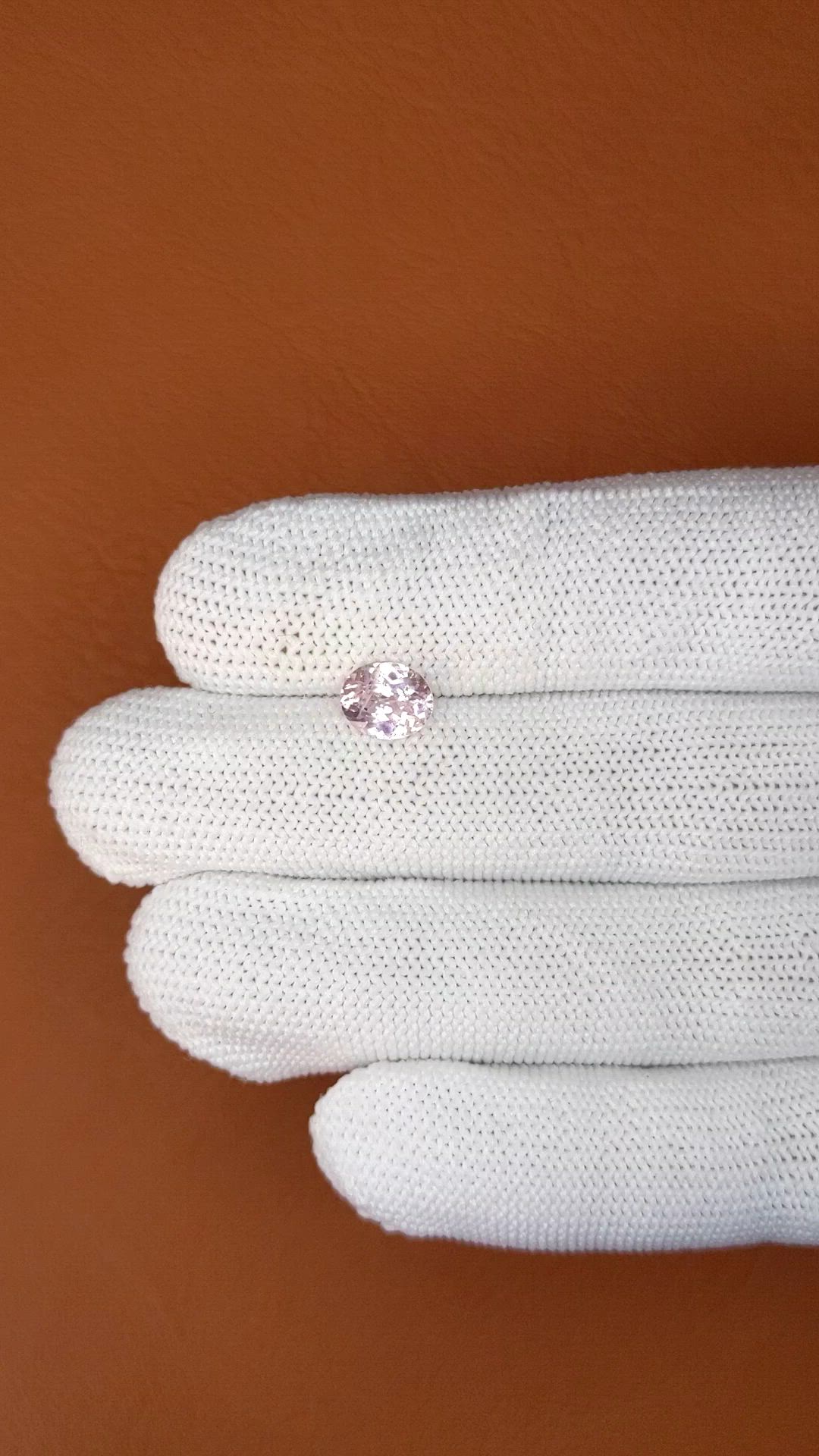 1.45 Ct. Pink Sapphire from Ceylon (Sri Lanka) Size Video