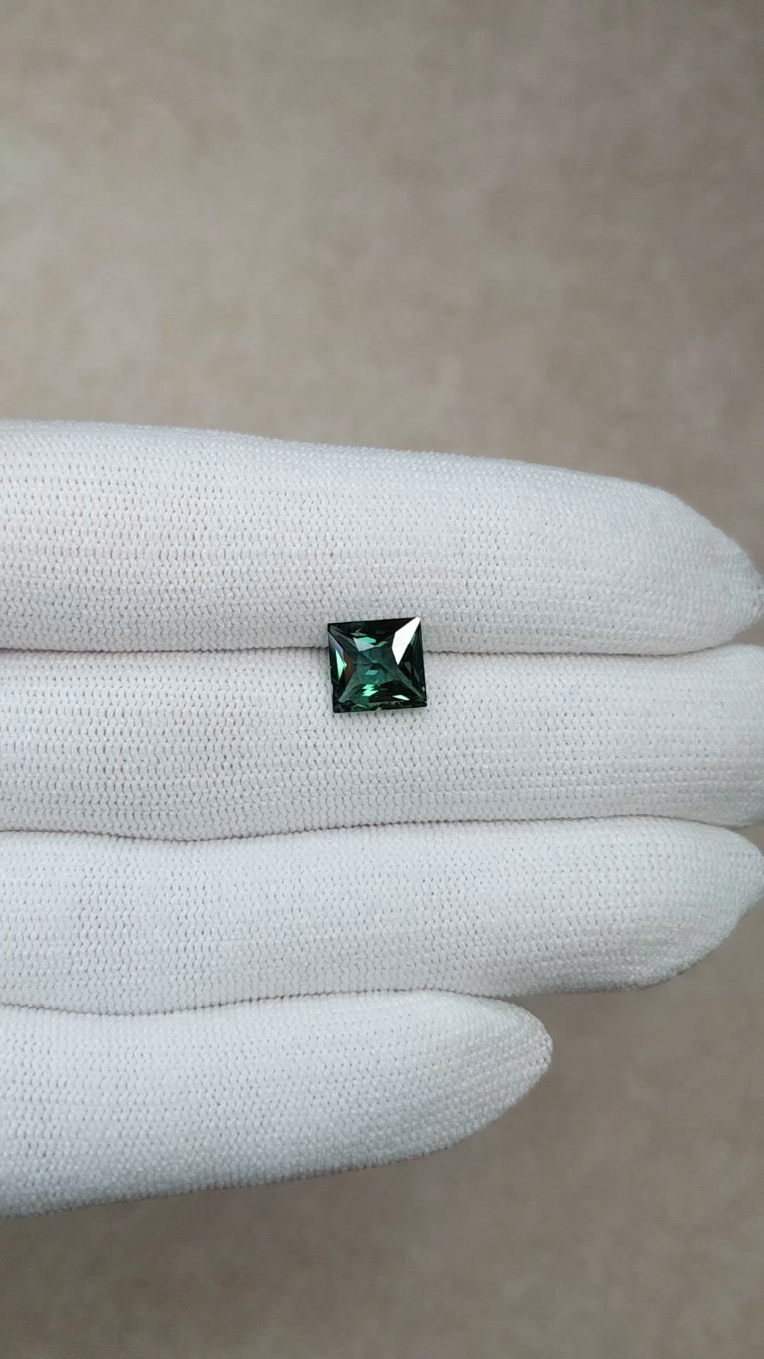 3.07 Ct. Green Sapphire from Madagascar Size Video