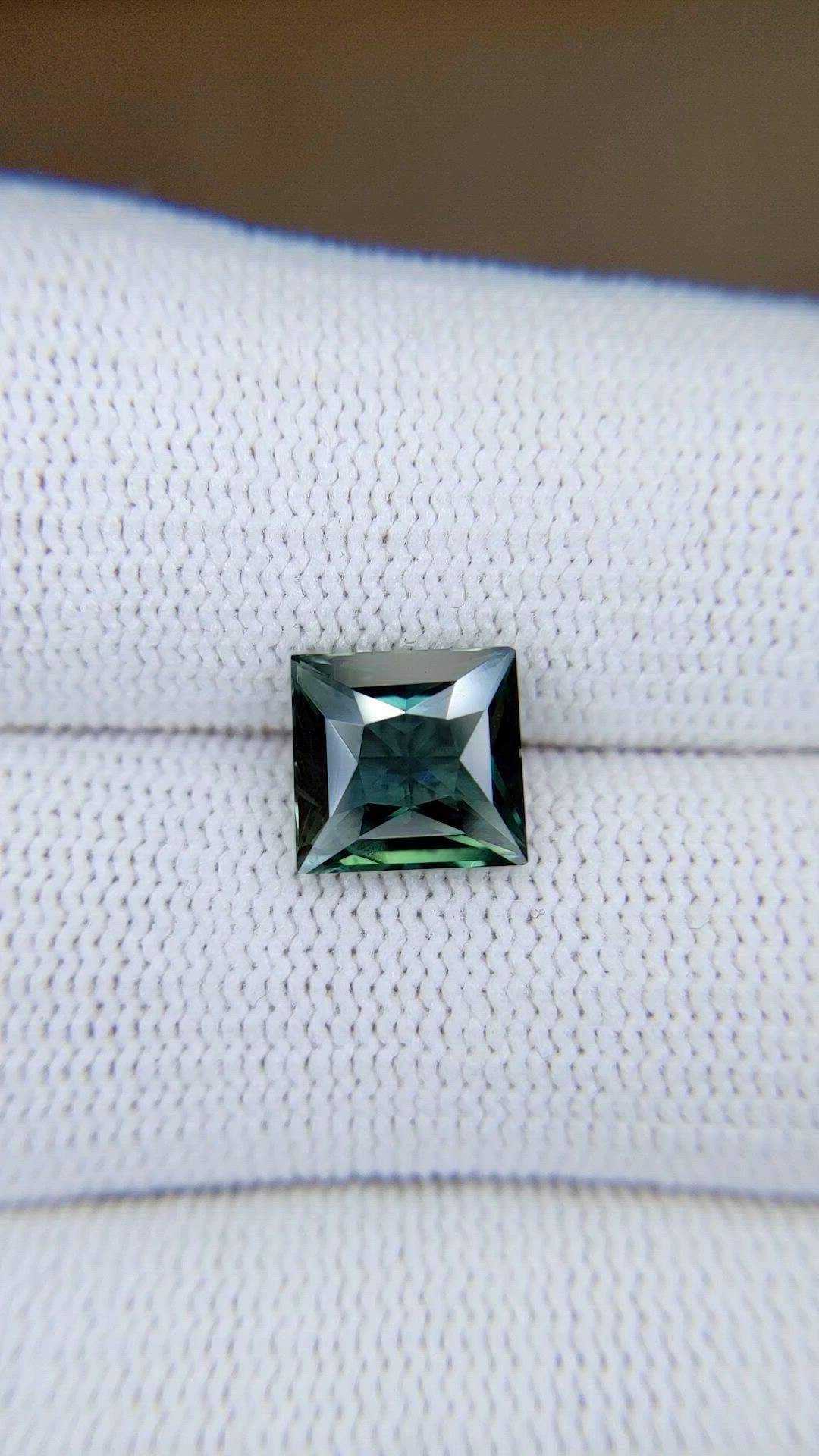 3.07 Ct. Green Sapphire from Madagascar Size Video