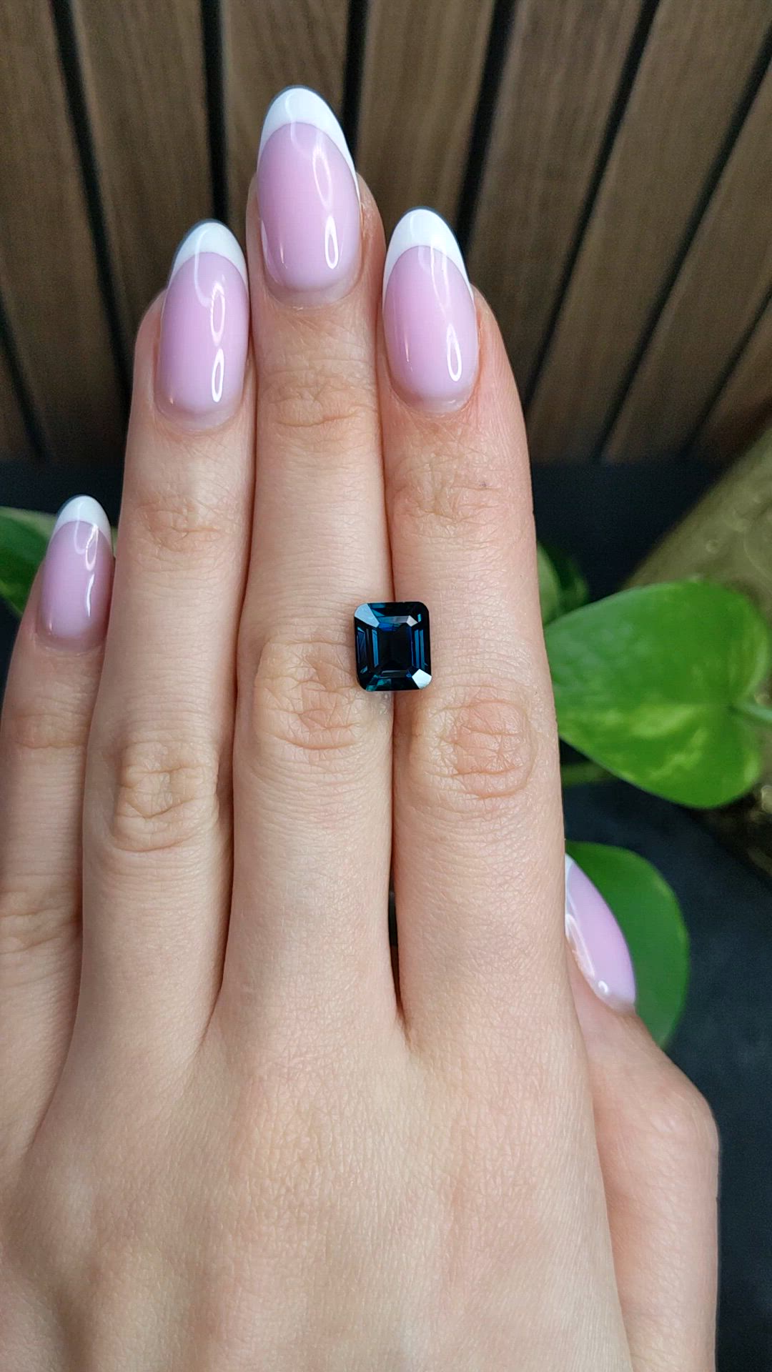 4.42 Ct. Greenish Blue Sapphire from Madagascar Size Video