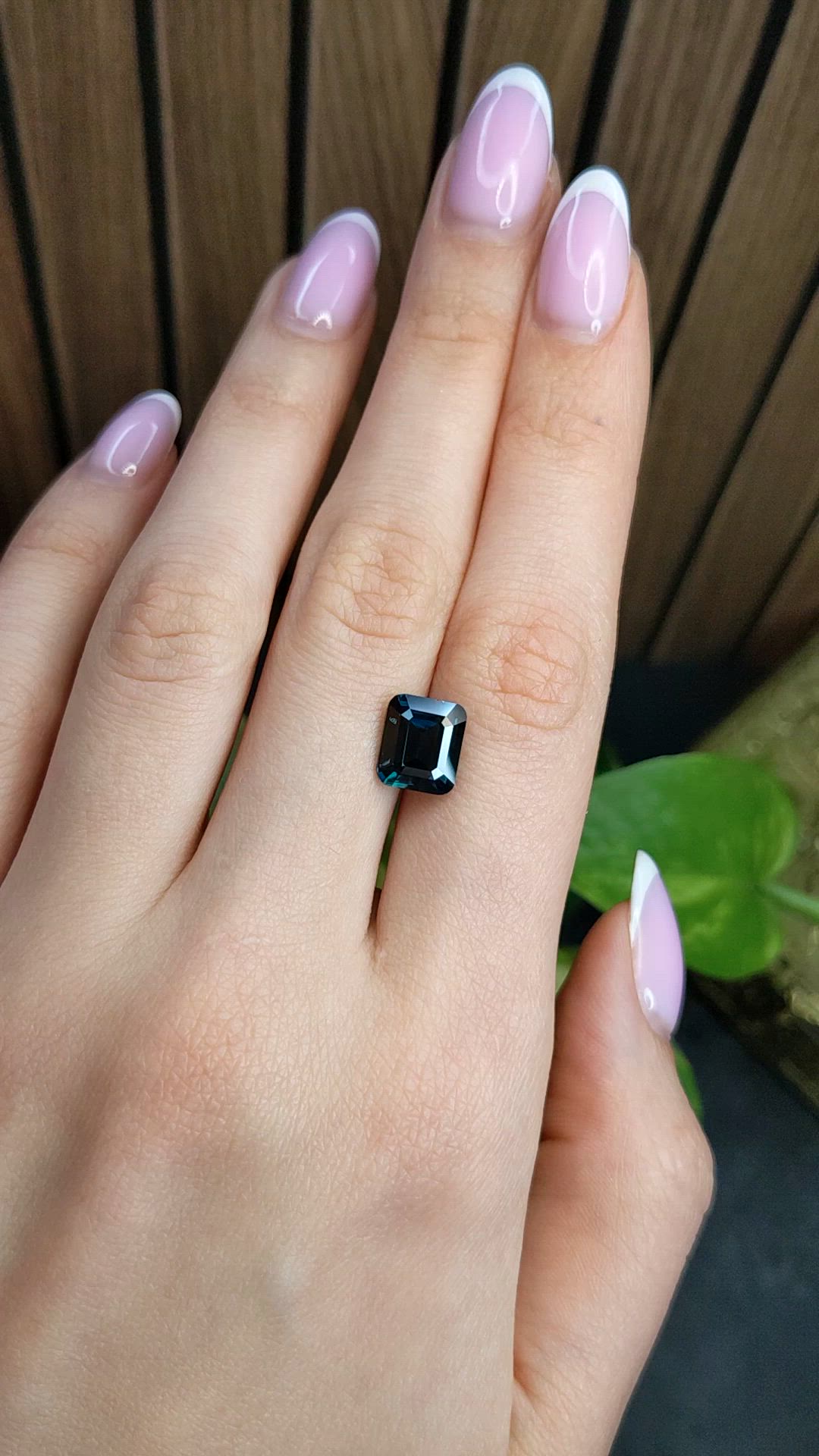 4.42 Ct. Greenish Blue Sapphire from Madagascar Size Video