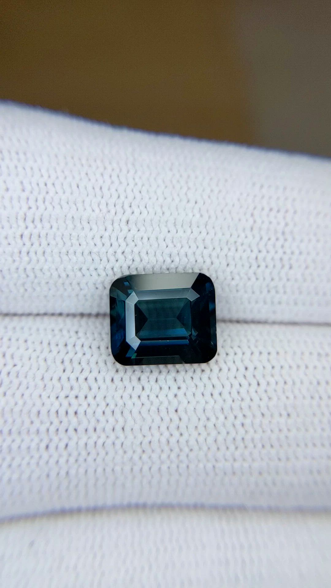 4.42 Ct. Greenish Blue Sapphire from Madagascar Size Video
