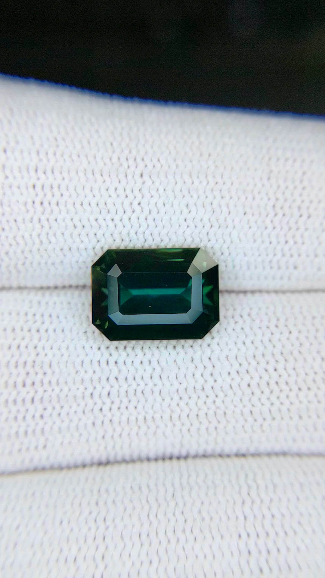 5.07 Ct. Bluish Green Sapphire from Madagascar Size Video
