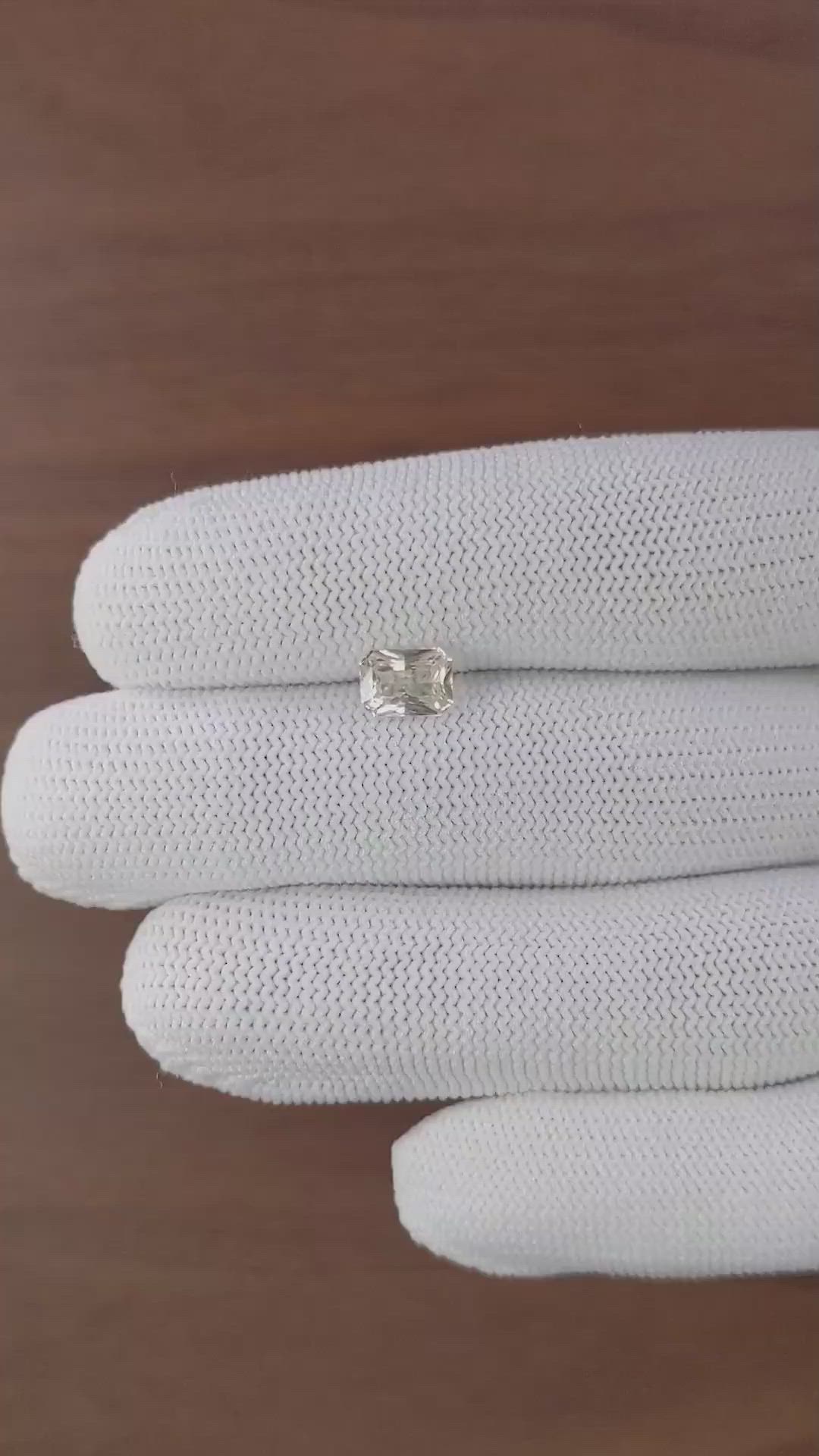 1.53 Ct. Peach Sapphire from Madagascar Size Video
