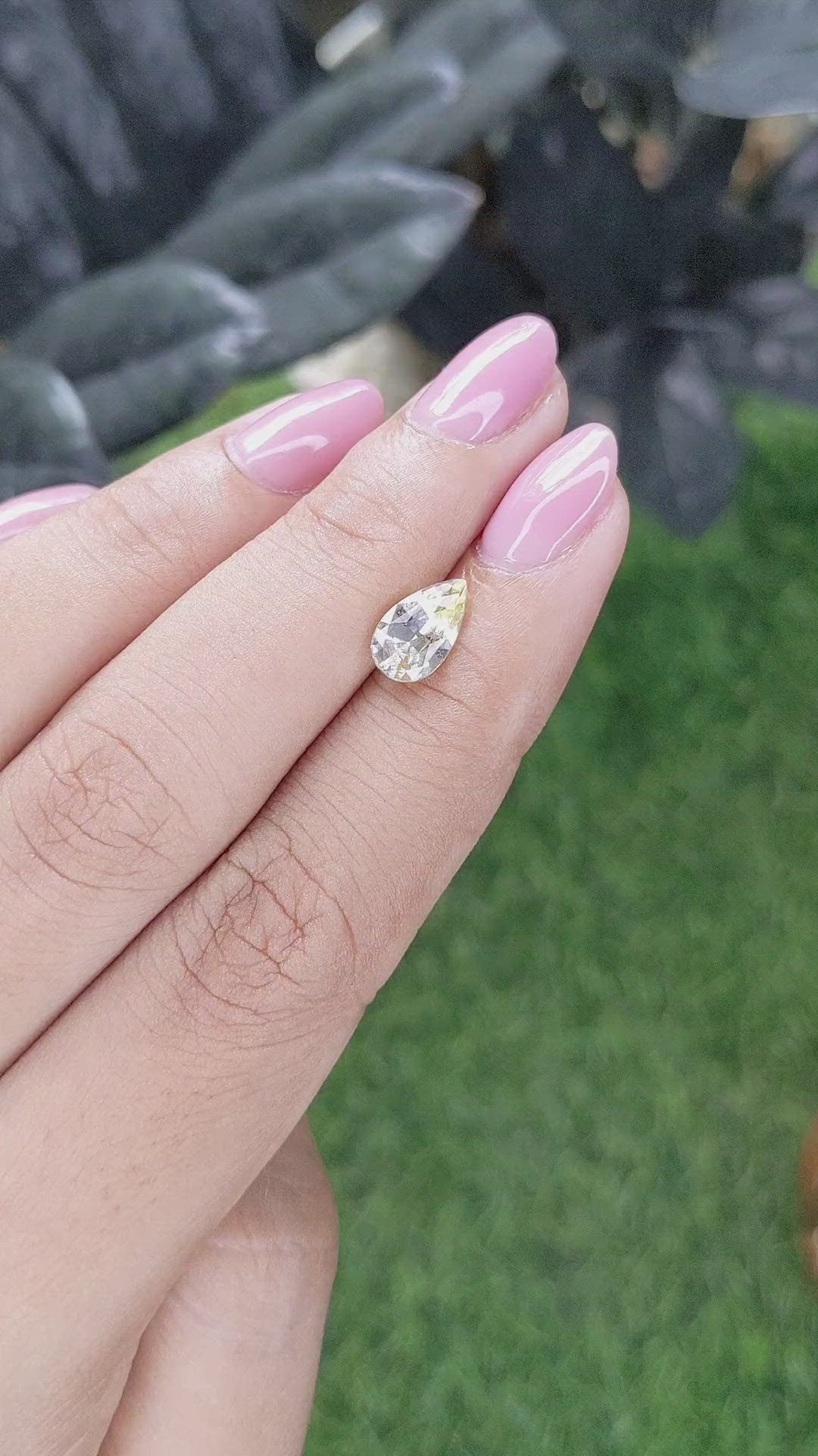 1.64 Ct. Yellow Sapphire from Ceylon (Sri Lanka) Size Video
