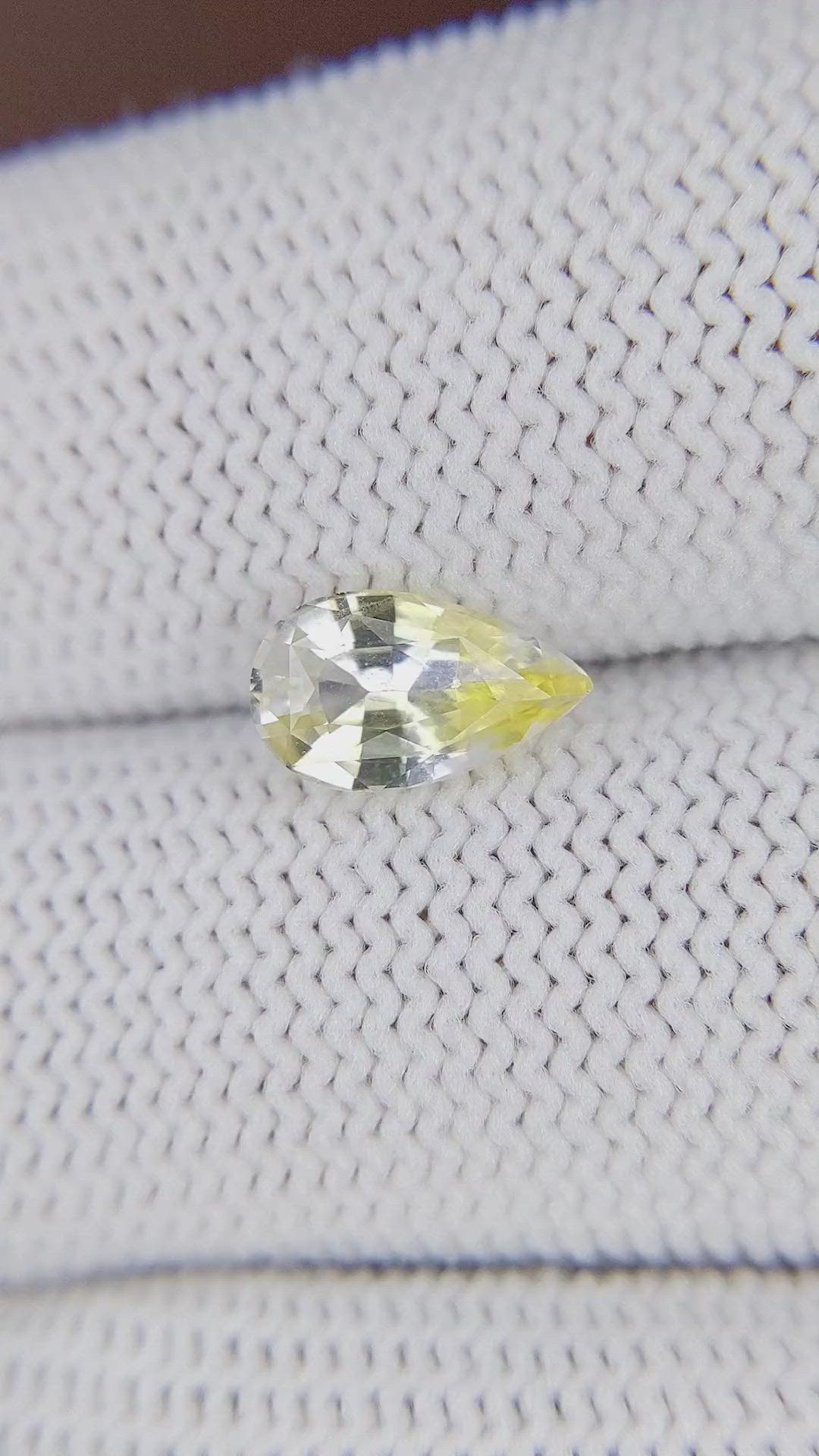1.64 Ct. Yellow Sapphire from Ceylon (Sri Lanka) Size Video